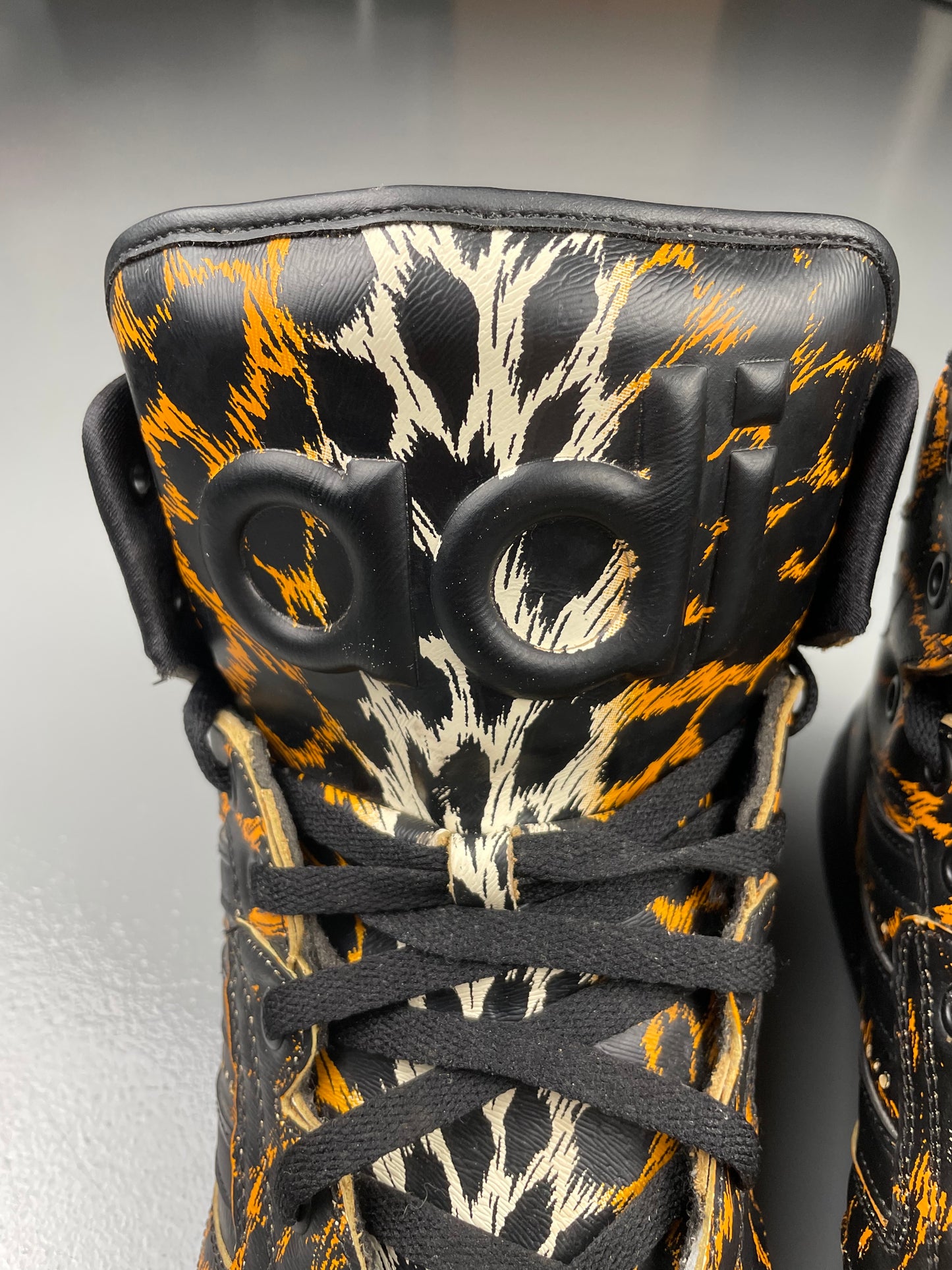 adidas X Jeremy Scott S/S 2014 JS Instinct Hi "Leopard" - size 46