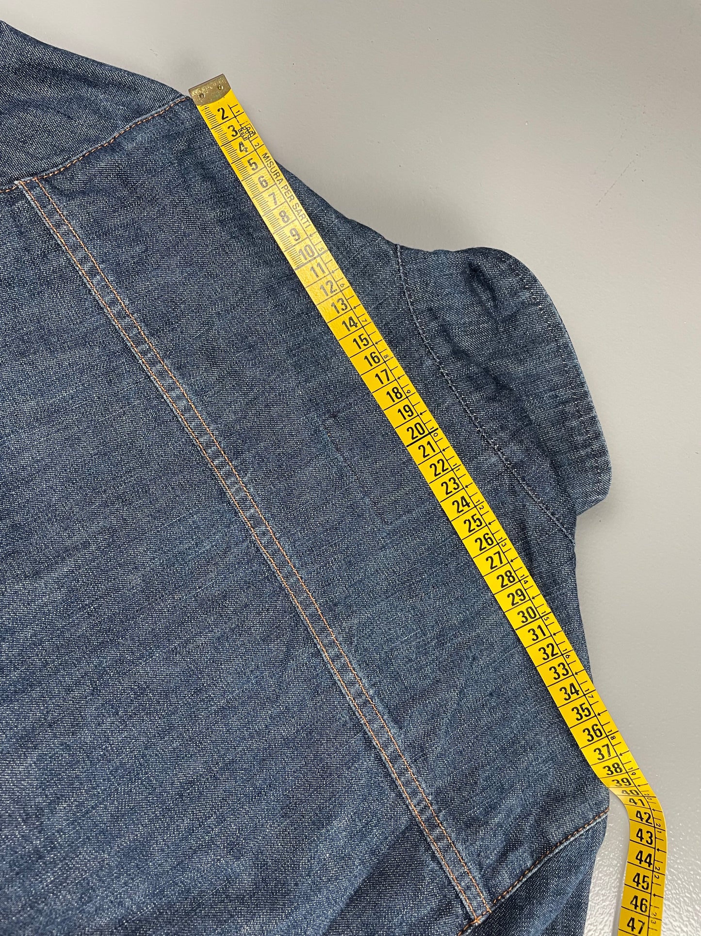 vintage Walter Van Beirendonck W.&L.T. women's denim jacket - size S