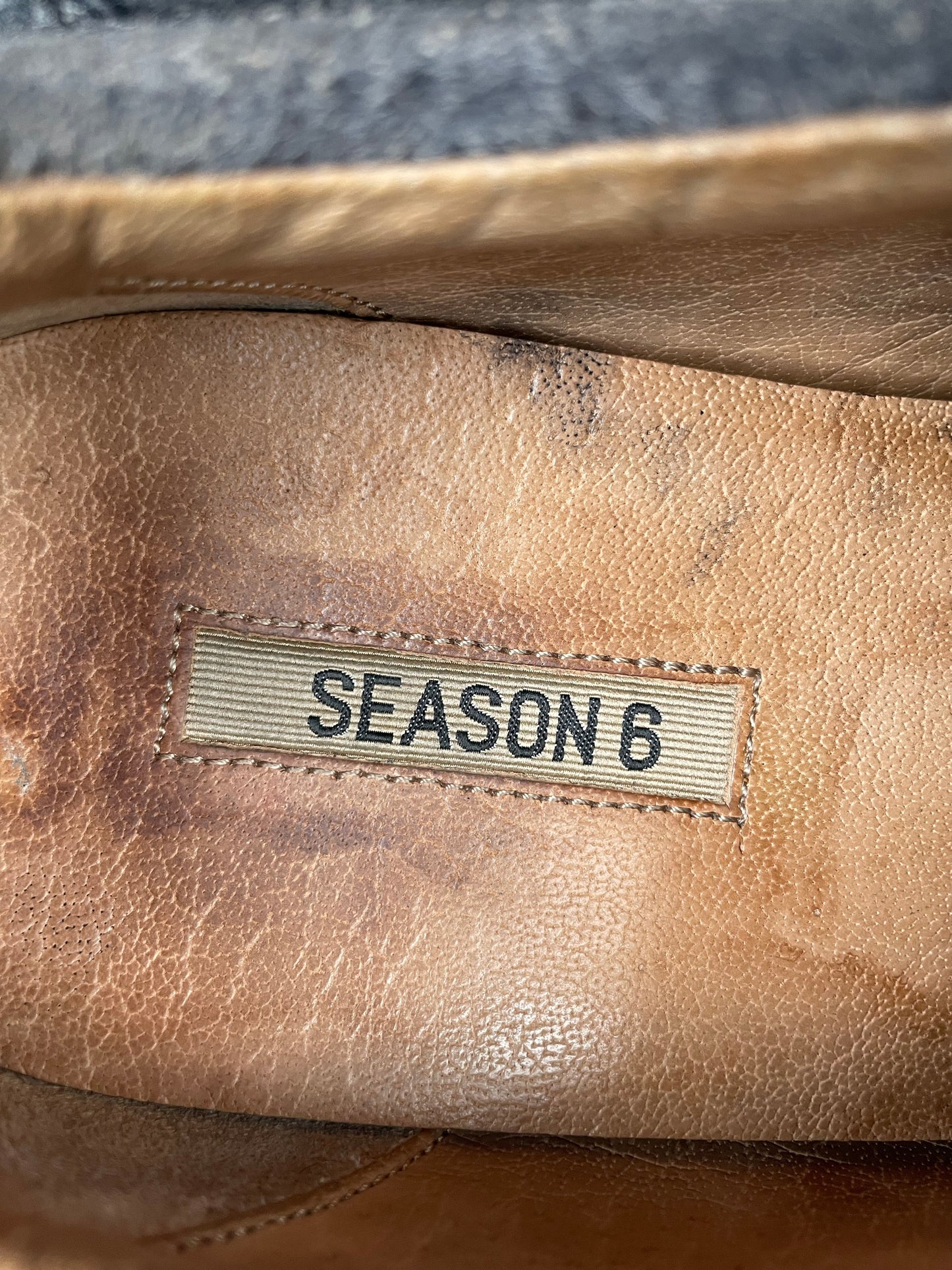 custom YEEZY Season 6 crepe sneakers - size 42