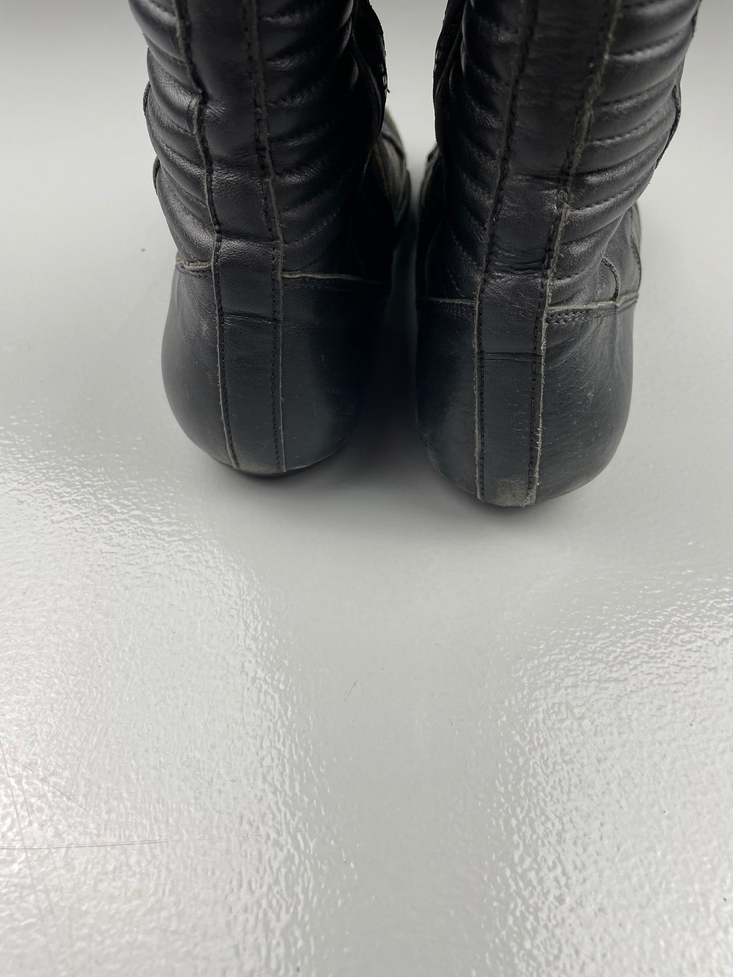 vintage Walter Van Beirendonck W.&L.T. - leather biker boots - size 37