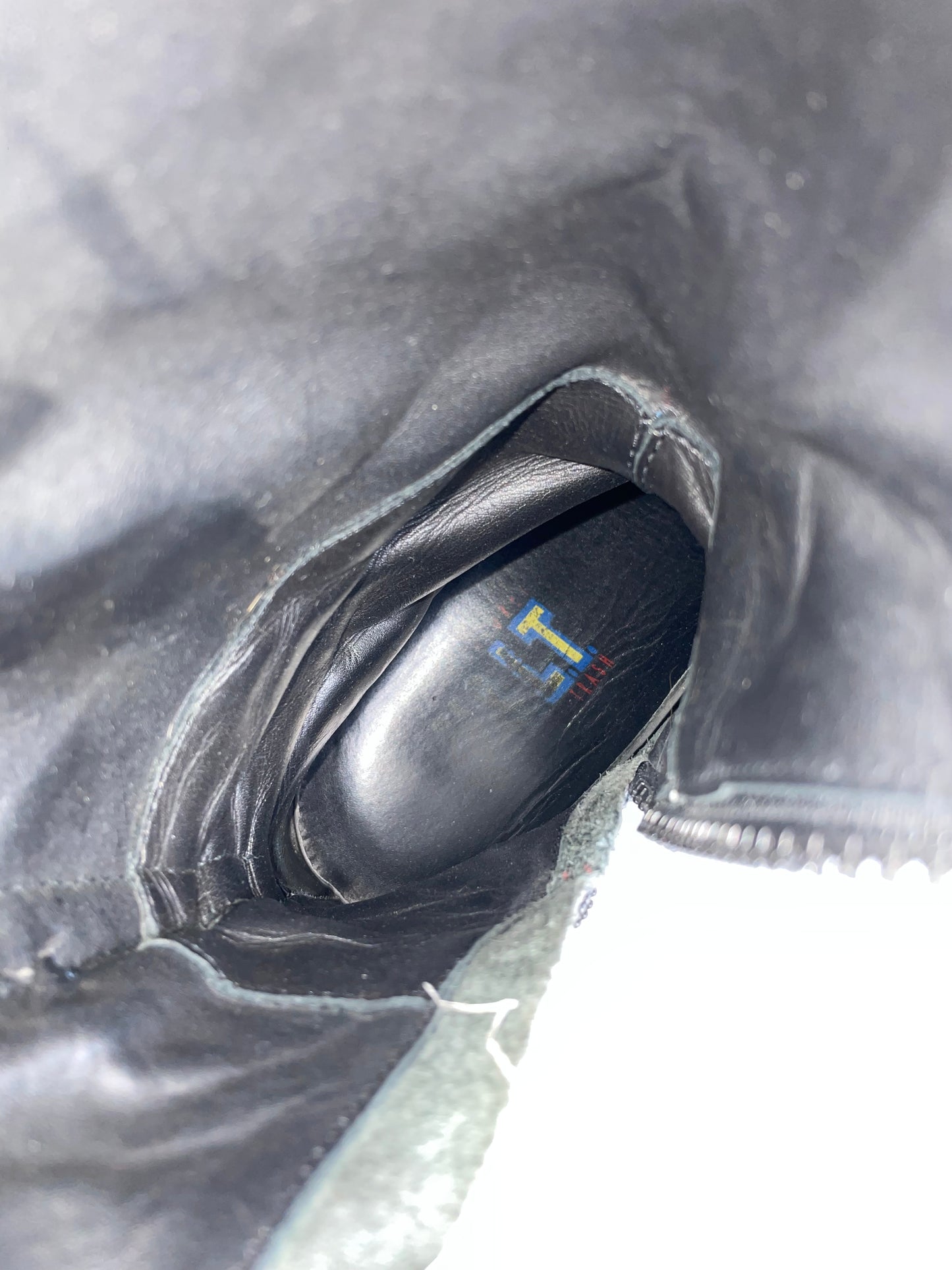 vintage Walter Van Beirendonck W.&L.T. - leather biker boots - size 37