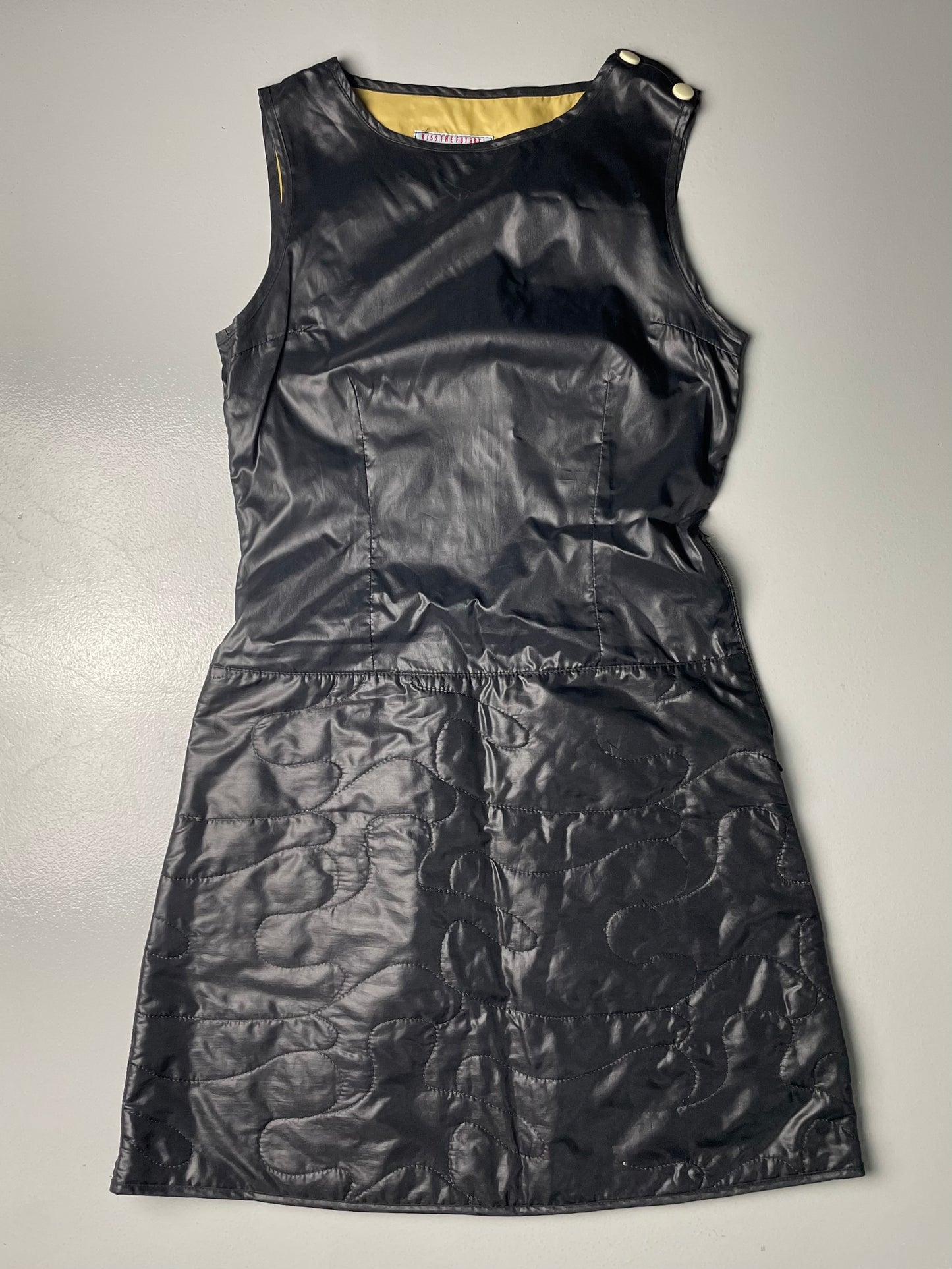 vintage Walter Van Beirendonck W.&L.T. - nylon quilted dress - size XS