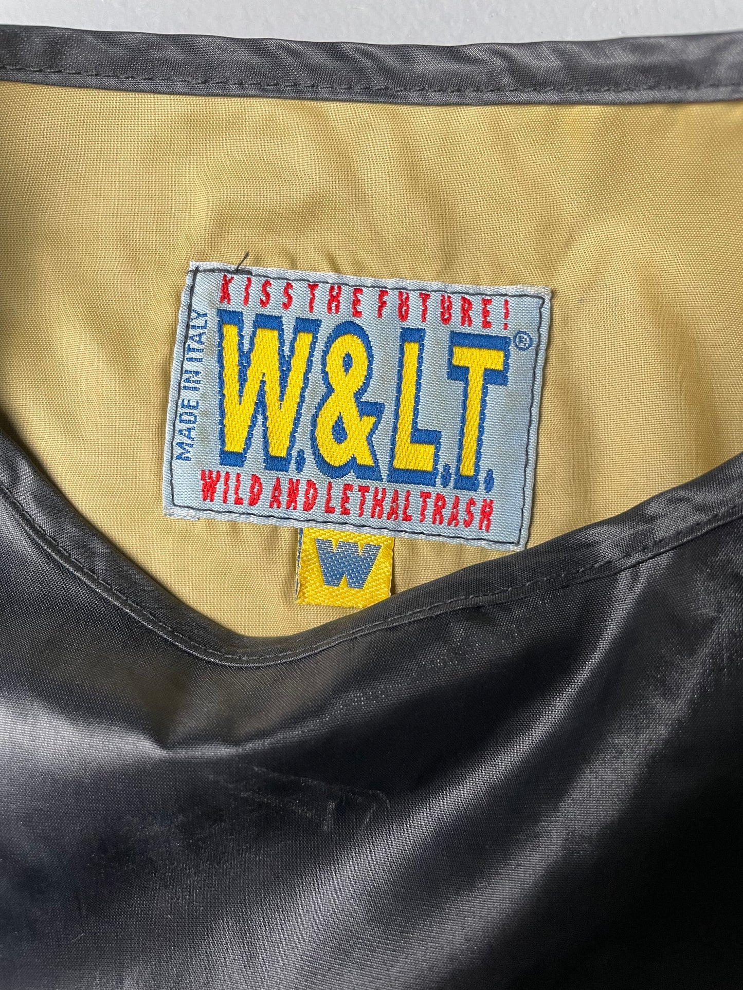 vintage Walter Van Beirendonck W.&L.T. - nylon quilted dress - size XS