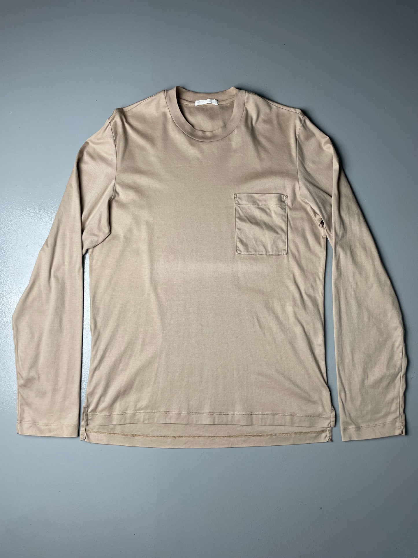 vintage Helmut Lang men's pocket long sleeve t-shirt - size M
