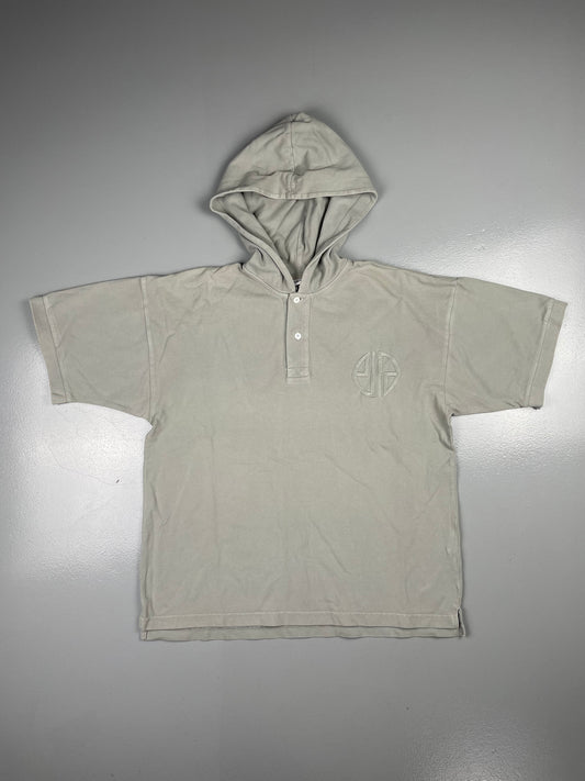 Gosha Rubchinskiy - A/W 2017 - hooded polo (grey) - size M