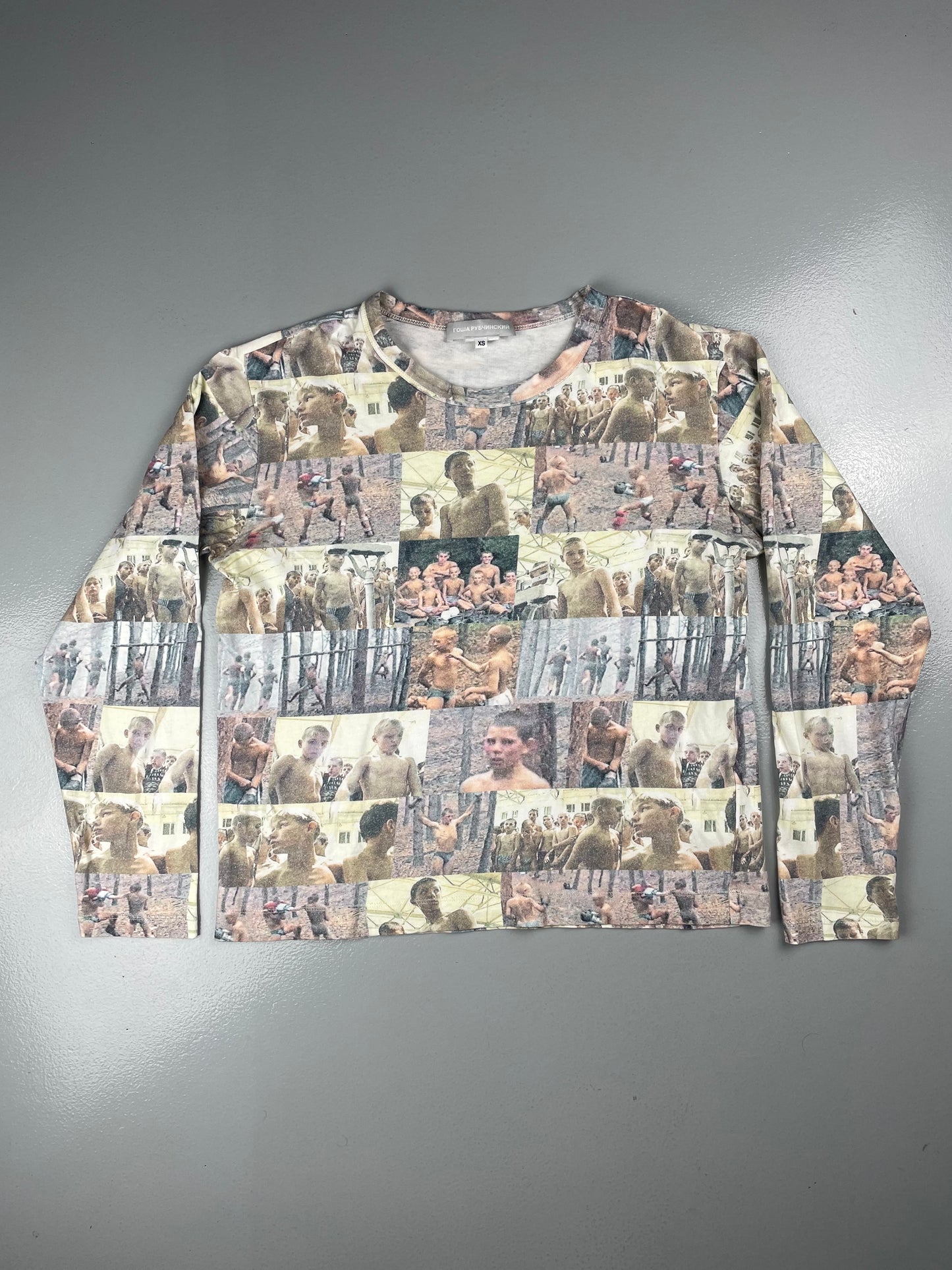 Gosha Rubchinskiy S/S 2013 boys training camp long sleeve - size XS