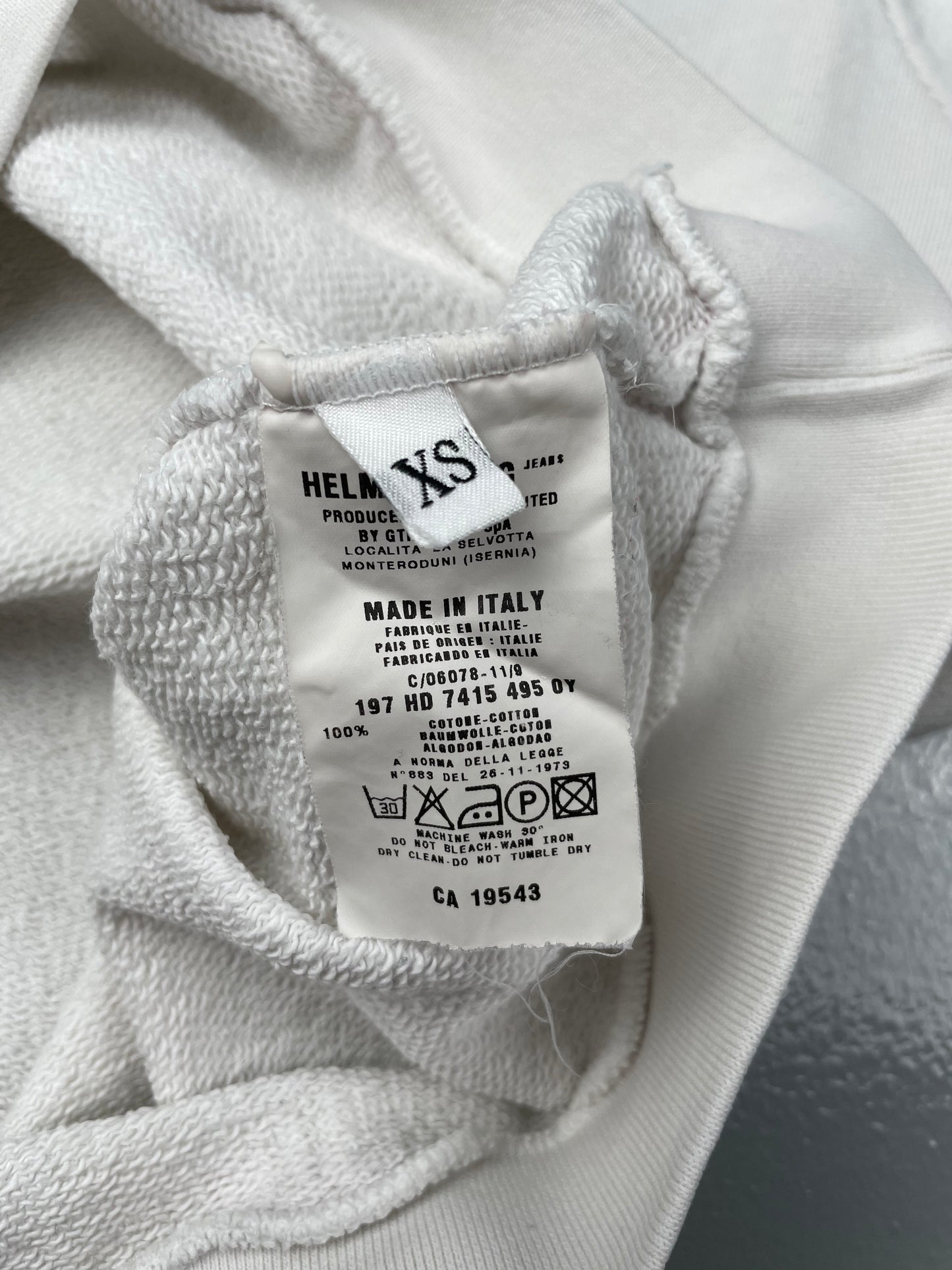 Helmut Lang S/S 2000 women's short sleeve crewneck - size XS
