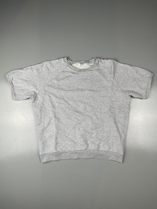 Helmut Lang 1998 women's short sleeve crewneck (grey) - size M