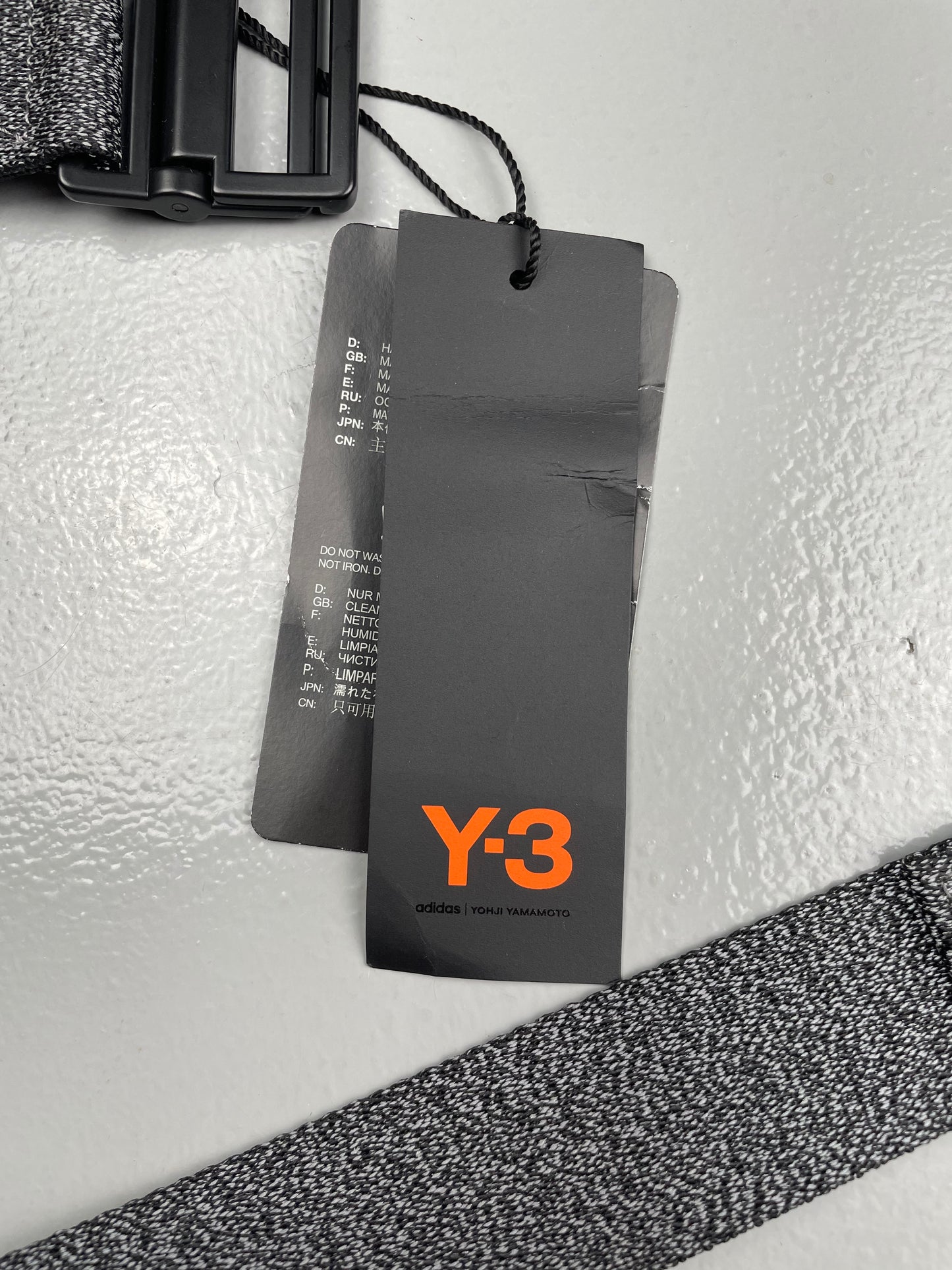 Y-3 S/S 2021 CH1 reflective belt