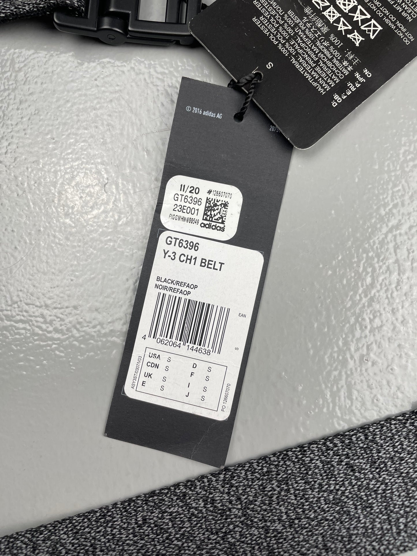 Y-3 S/S 2021 CH1 reflective belt
