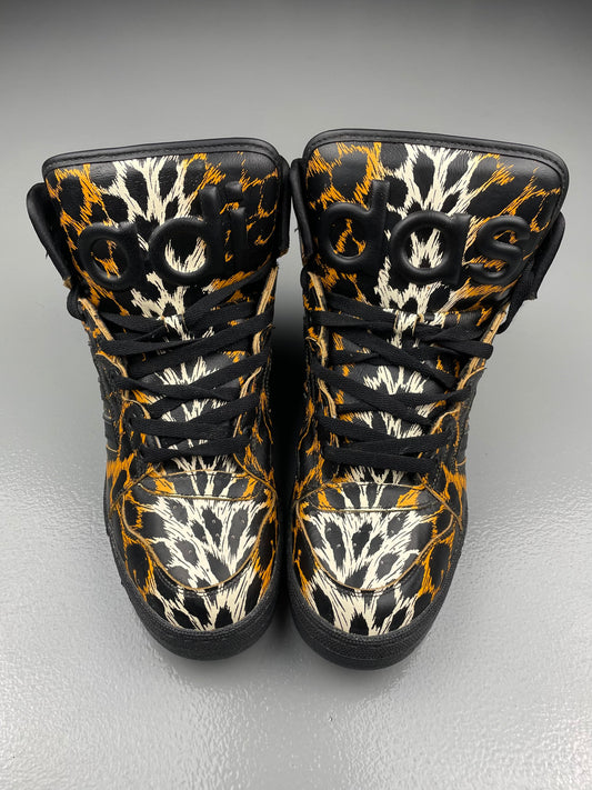 adidas X Jeremy Scott S/S 2014 JS Instinct Hi "Leopard" - size 44