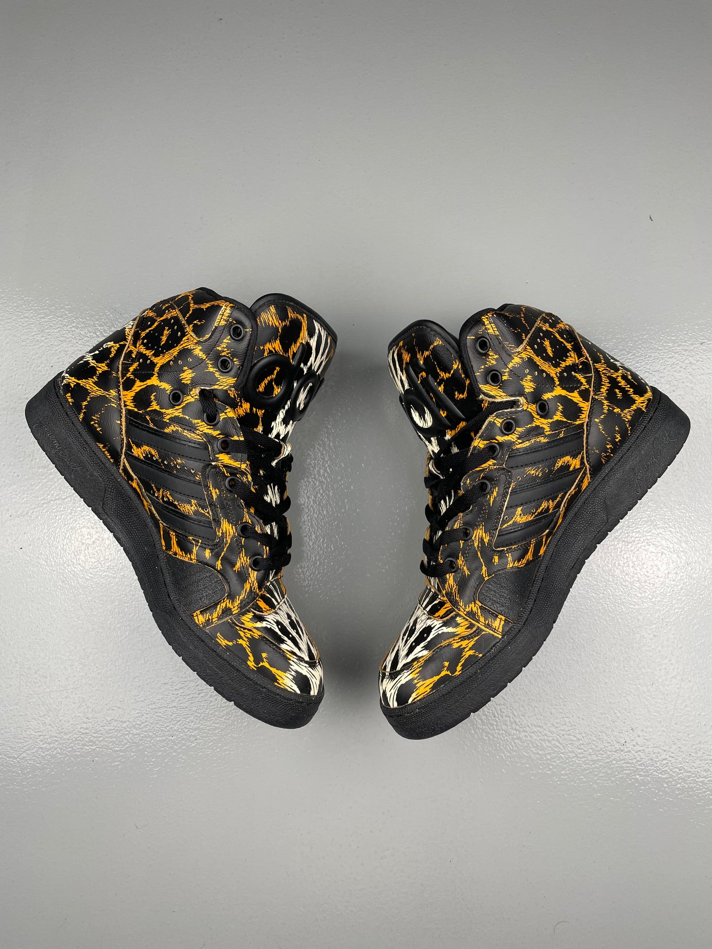adidas X Jeremy Scott S/S 2014 JS Instinct Hi "Leopard" - size 44