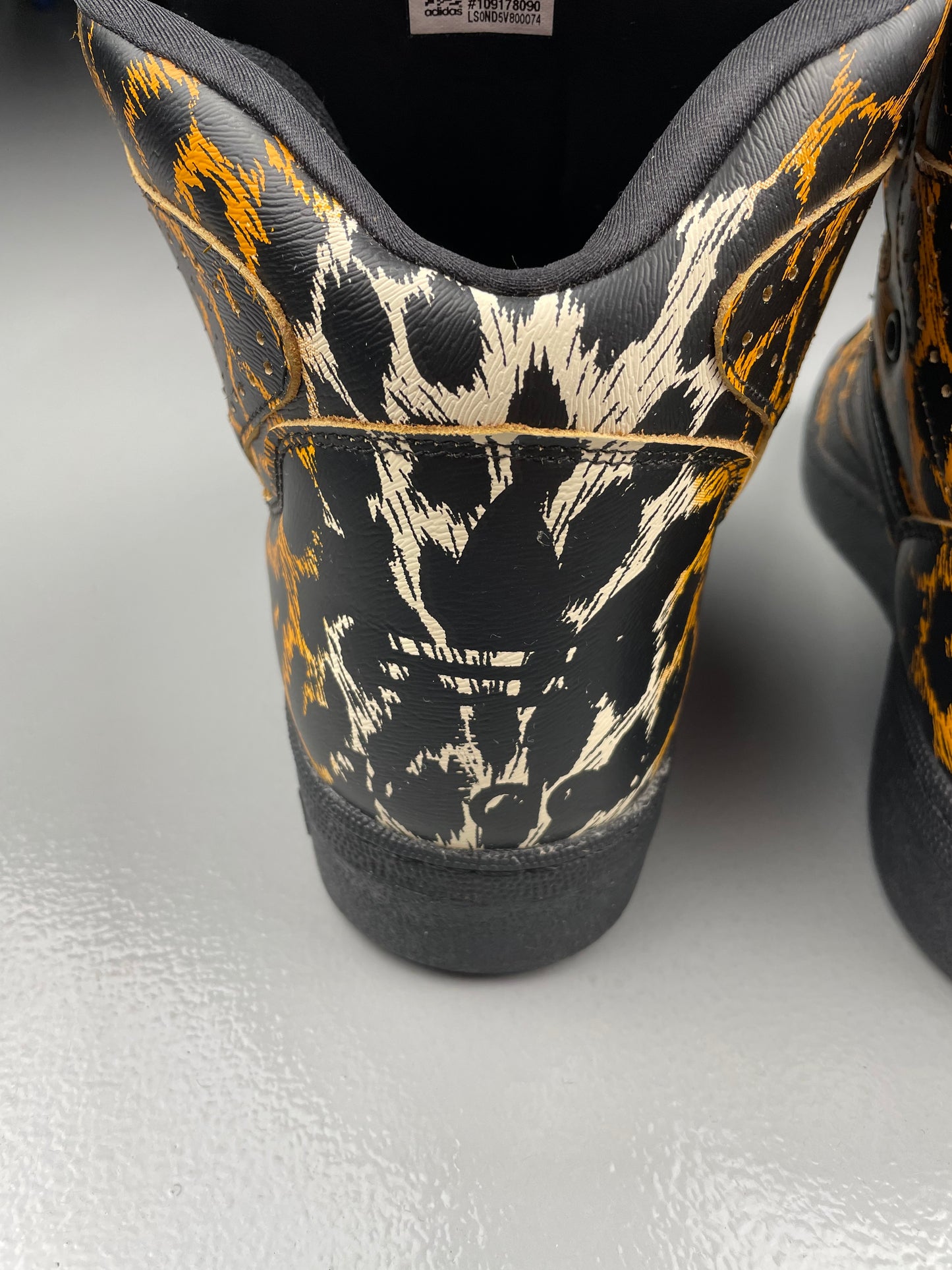 adidas X Jeremy Scott S/S 2014 JS Instinct Hi "Leopard" - size 44