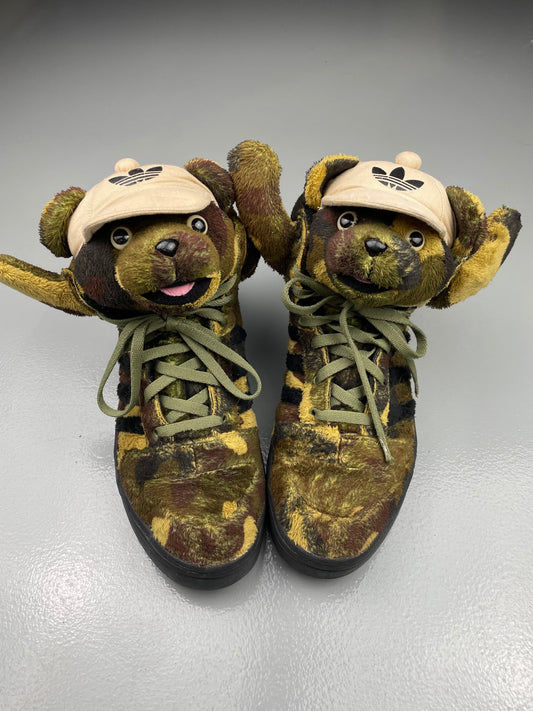 adidas Originals by Jeremy Scott S/S 2013 JS Camo Bear - size 47 1/3