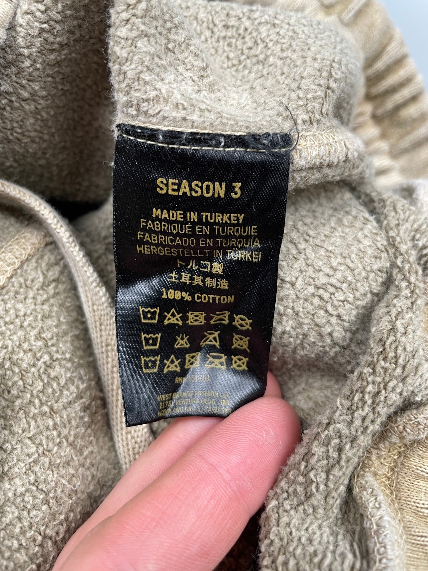 YEEZY Season 3 Earth sweatpants - size M