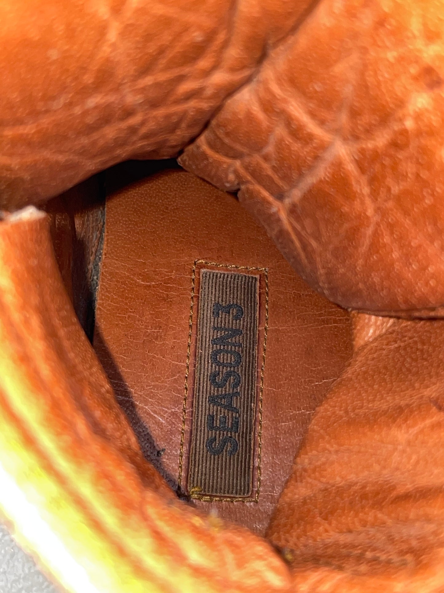 YEEZY Season 3 women's Burnt Sienna military boots - size 38