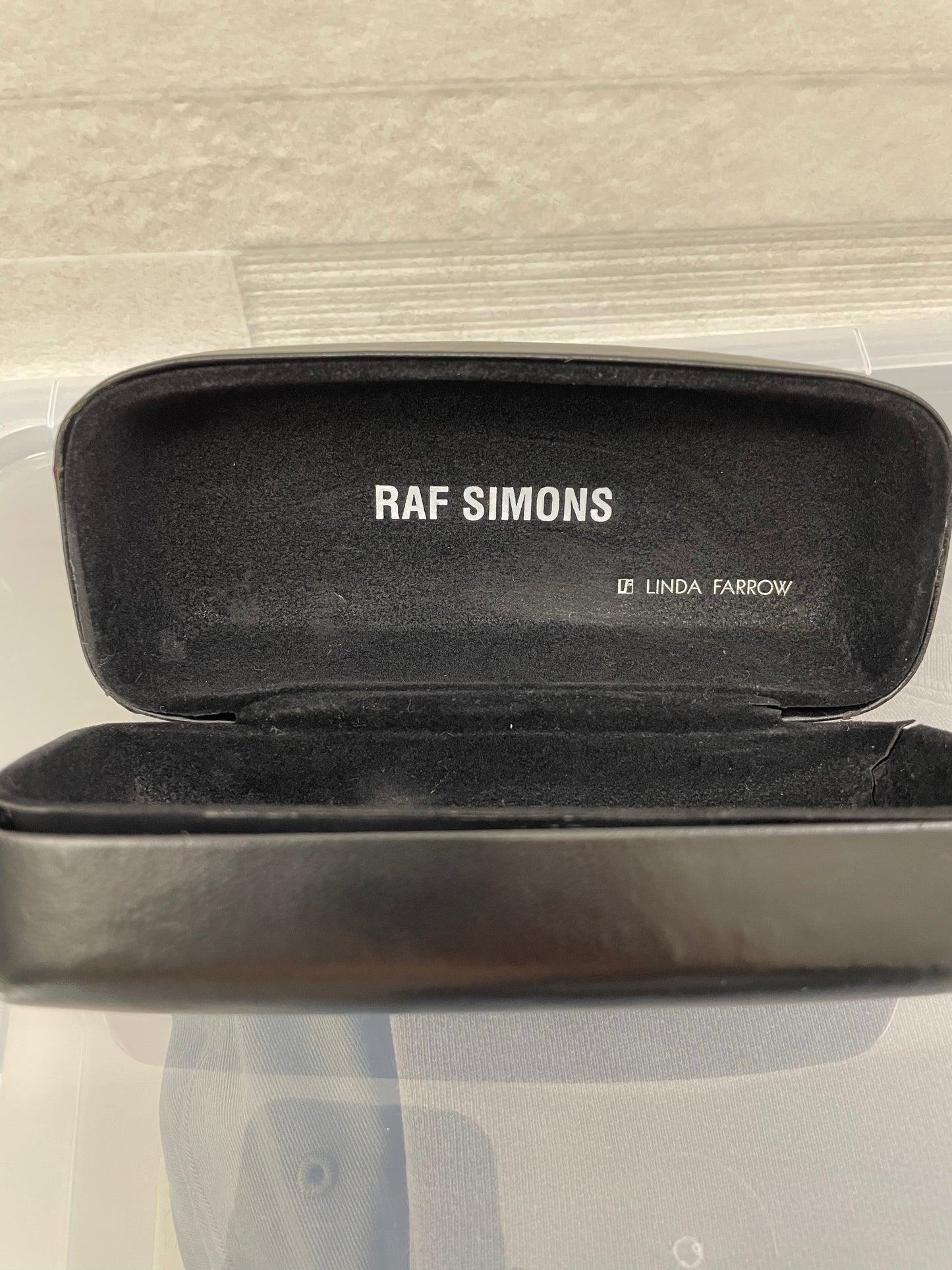 Linda Farrow X Raf Simons S/S 2008 CAT3 RAF 5E aviator sunglasses