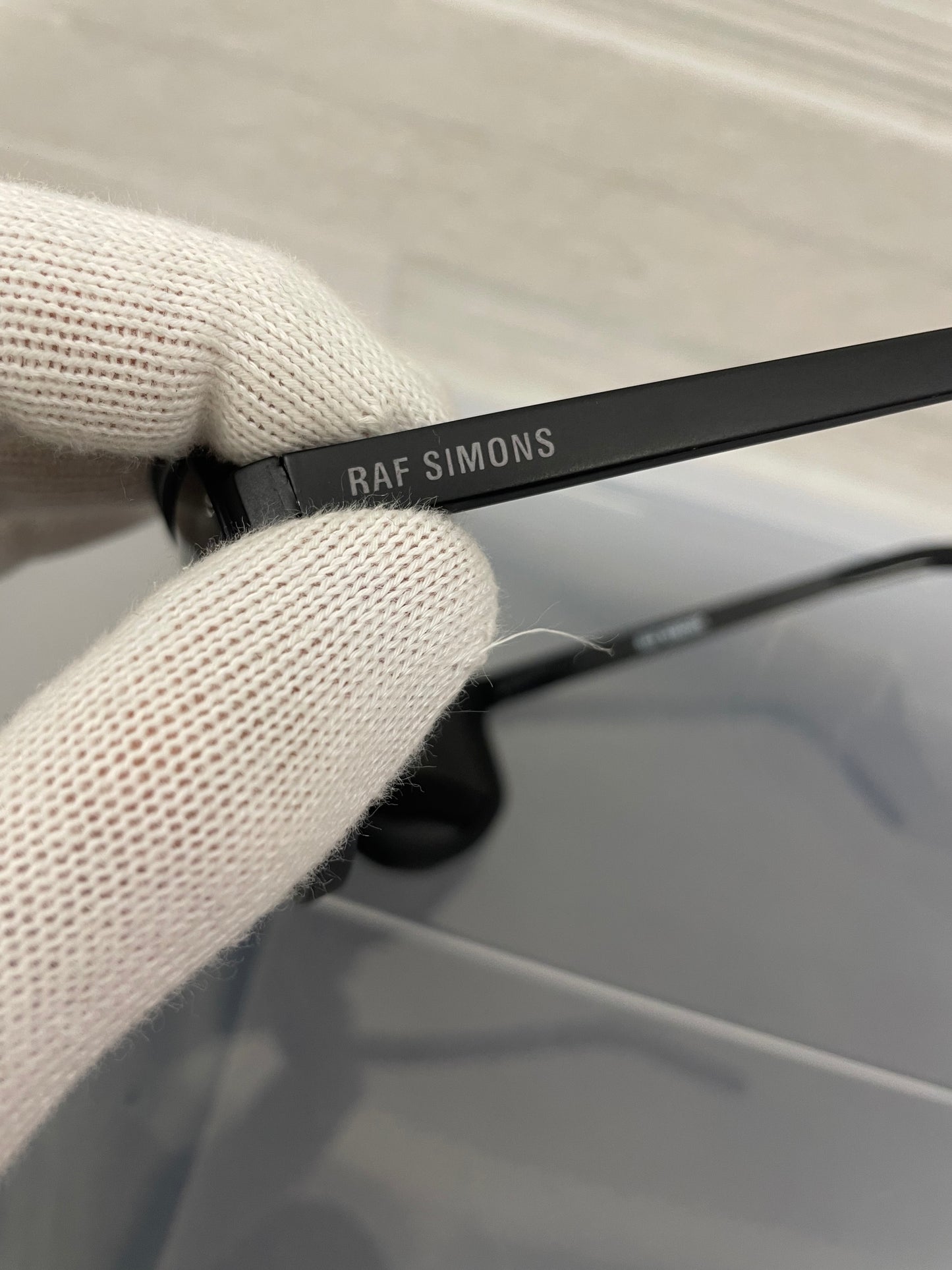 Linda Farrow X Raf Simons S/S 2008 CAT3 RAF 5E aviator sunglasses