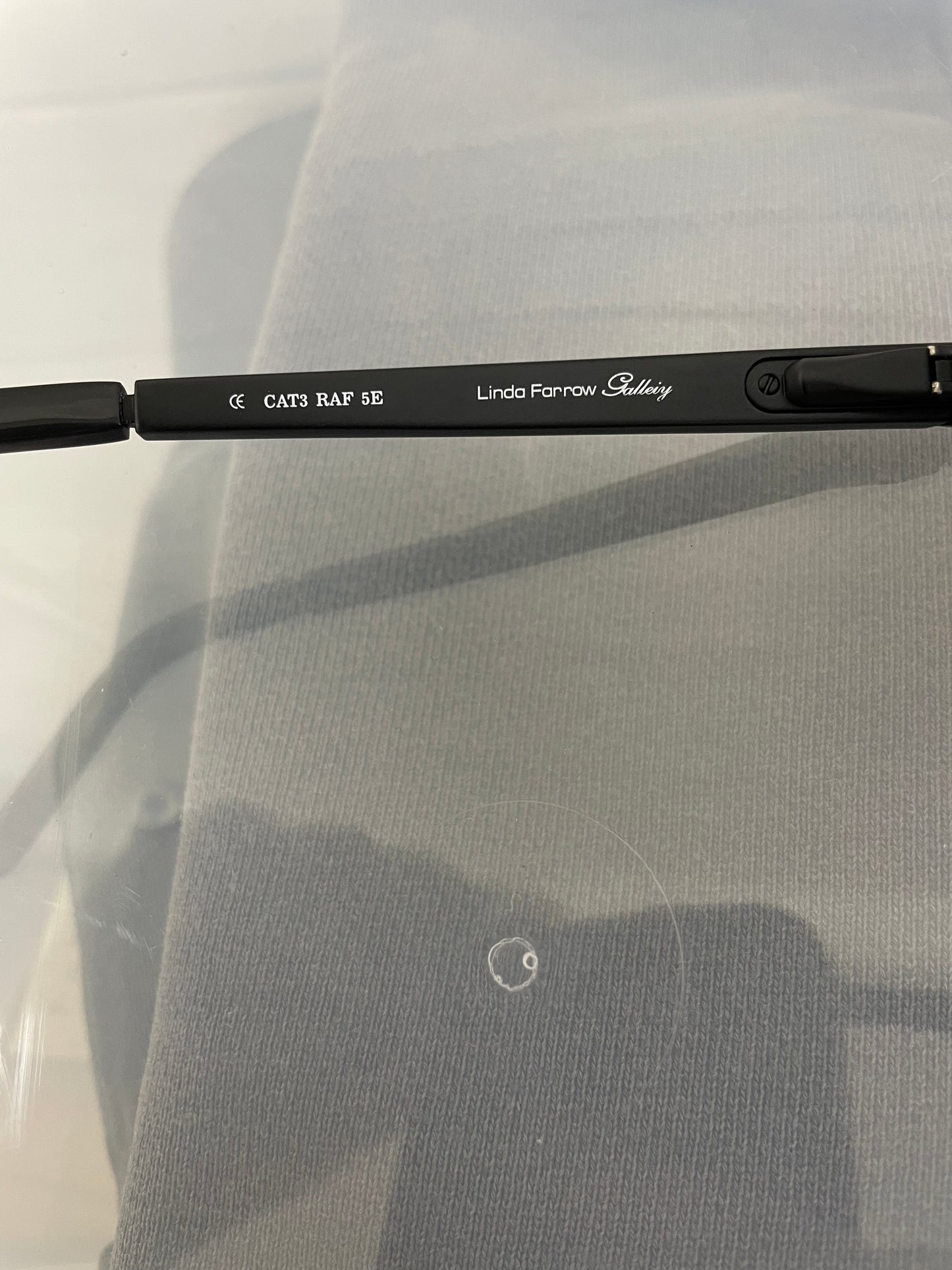 Linda Farrow X Raf Simons S/S 2008 CAT3 RAF 5E aviator sunglasses
