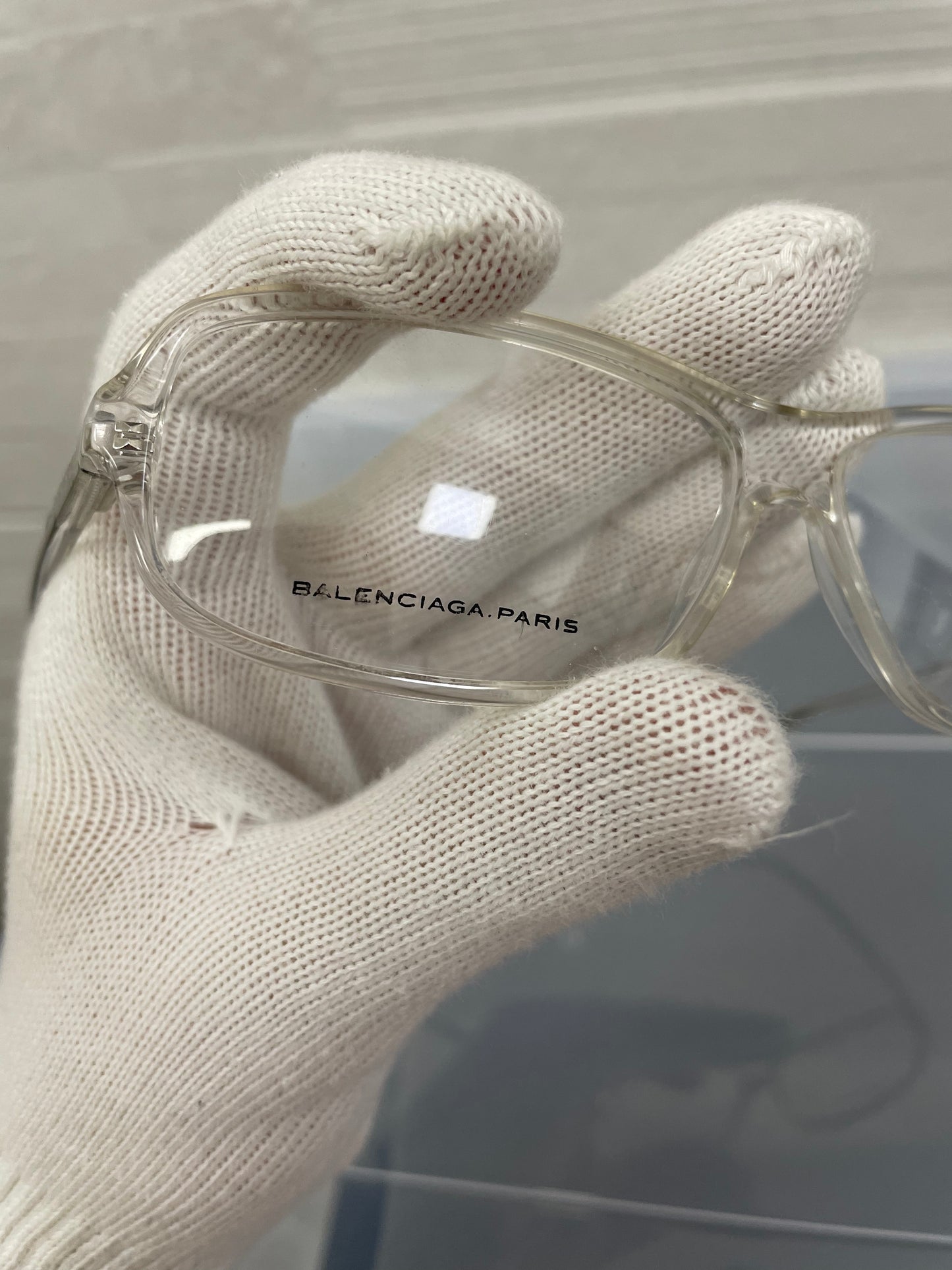 Balenciaga BAL0042 transparent eyeglasses