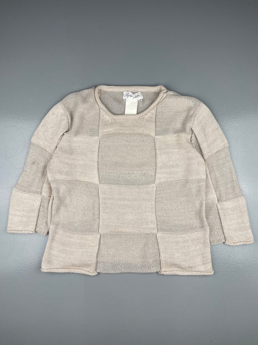 vintage 1990's Yohji Yamamoto patchwork sweater