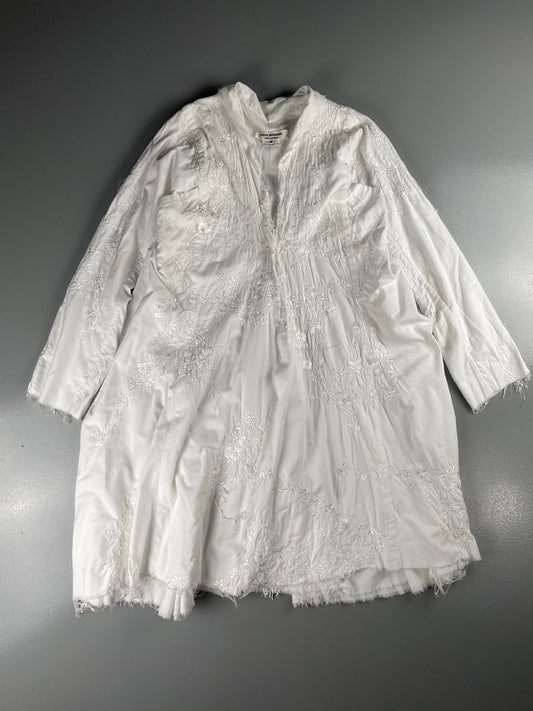Junya Watanabe S/S 2005 embroidered oversized dress - size M