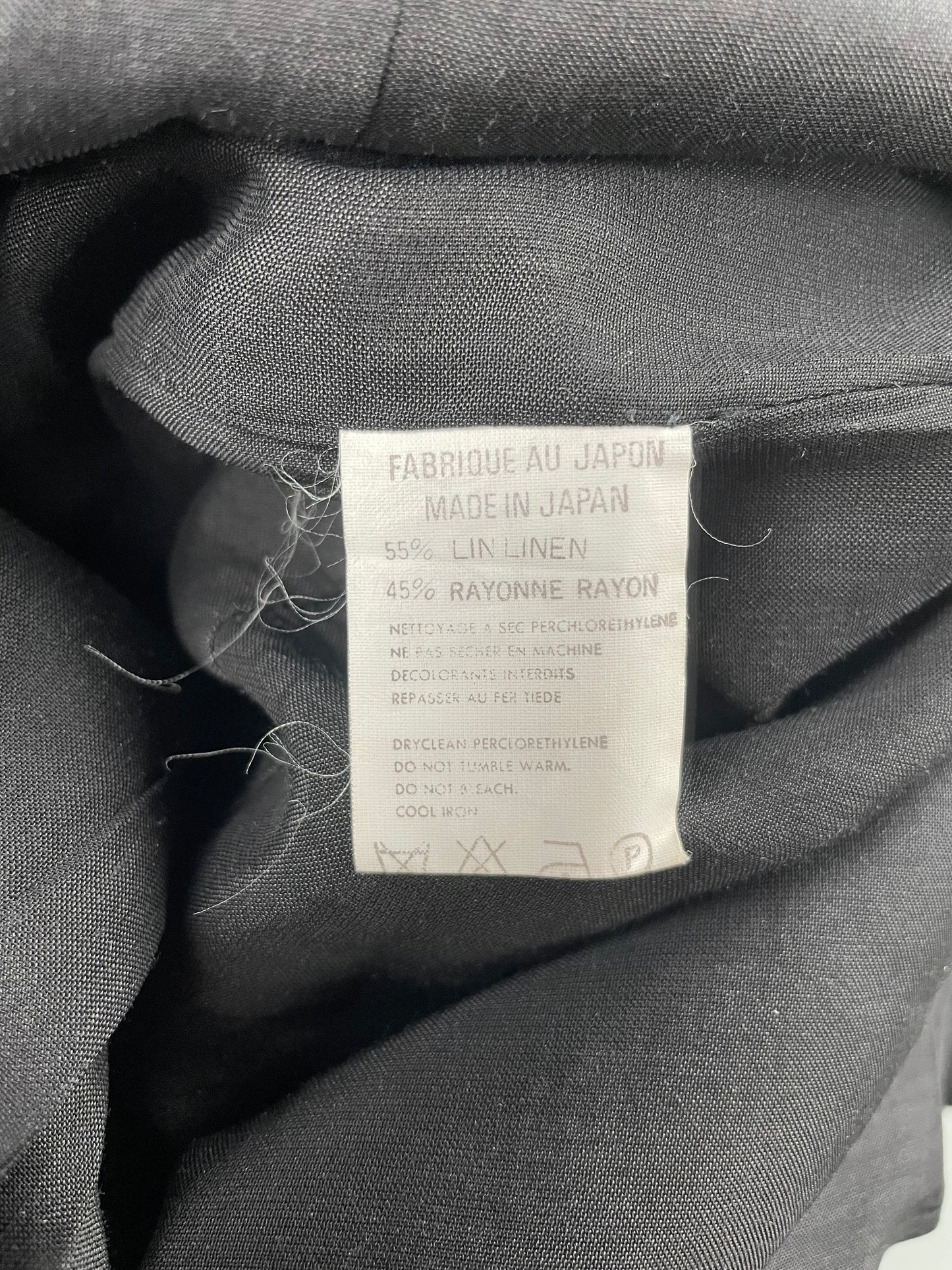 vintage Y's by Yohji Yamamoto linen and rayon long shirt/jacket - women's size L