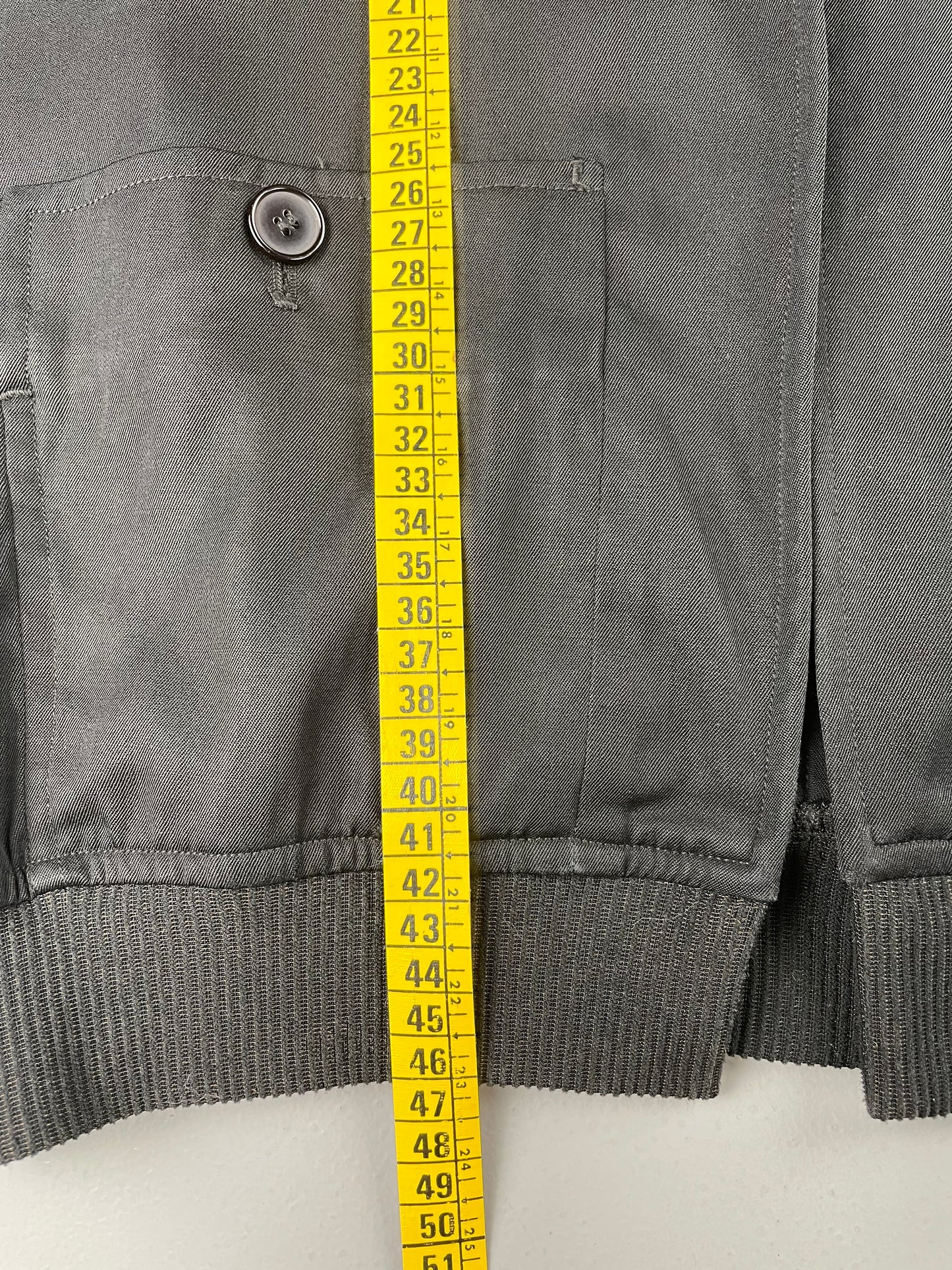 Yohji Yamamoto - (late 80's / 90-91) - cropped lightweight wool bomber
