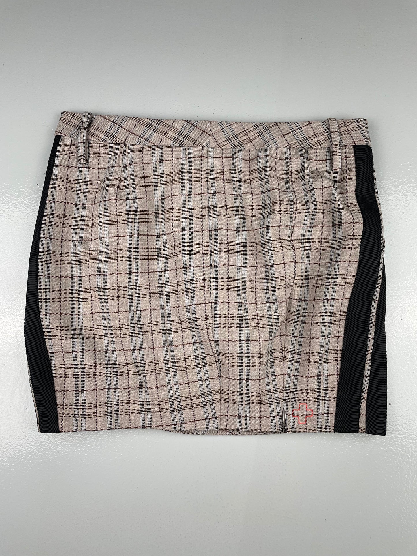 A.F.Vandevorst - check mini skirt - size 38