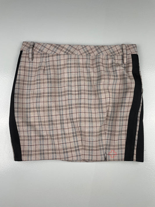 A.F.Vandevorst - check mini skirt - size 38