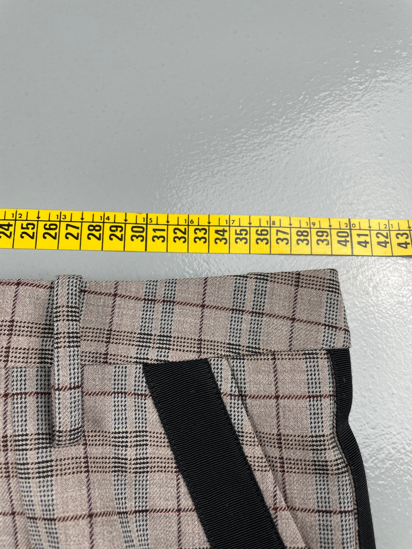 A.F.Vandevorst - check mini skirt - size 38
