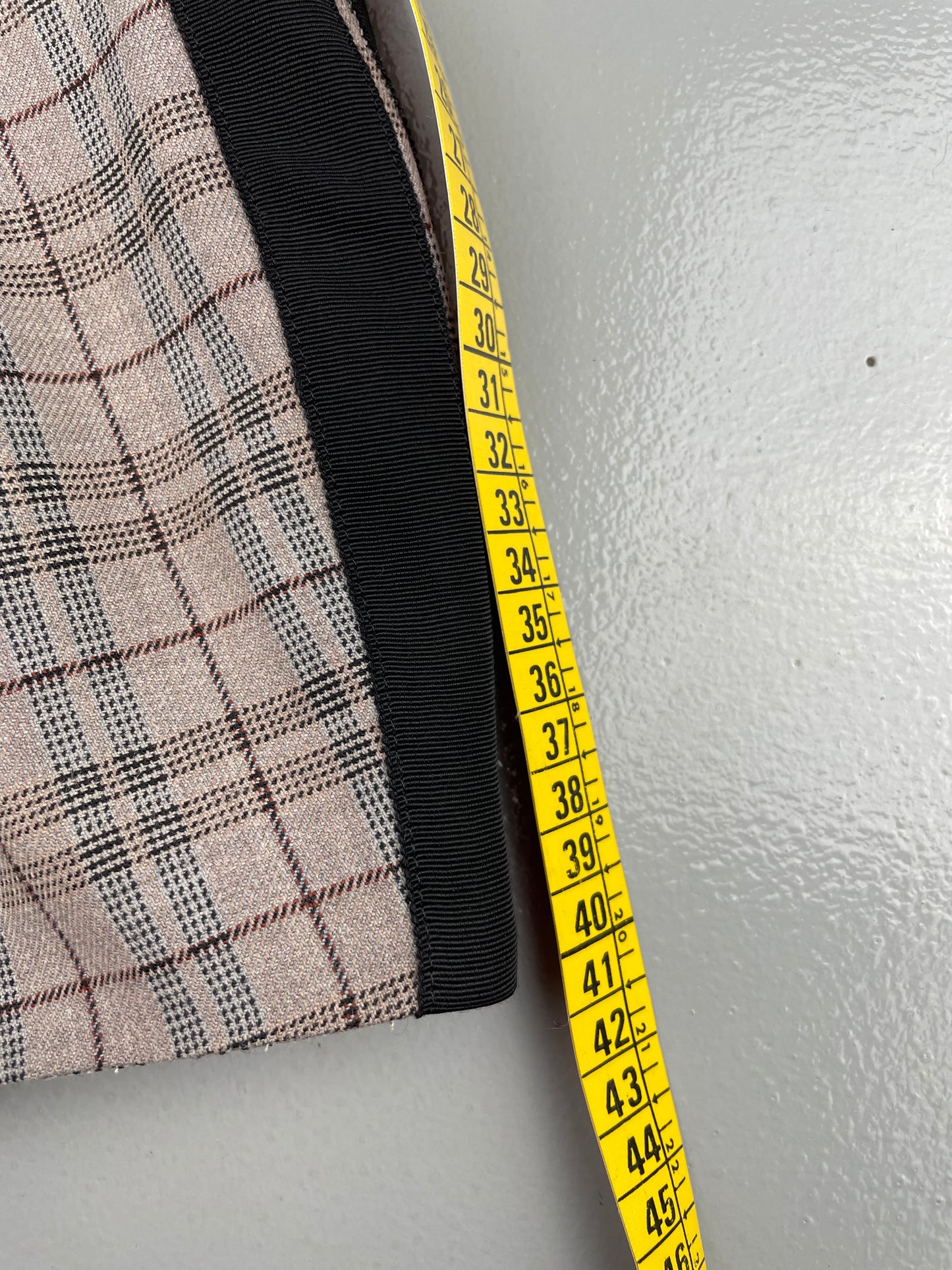 A.F.Vandevorst - check mini skirt - size 38