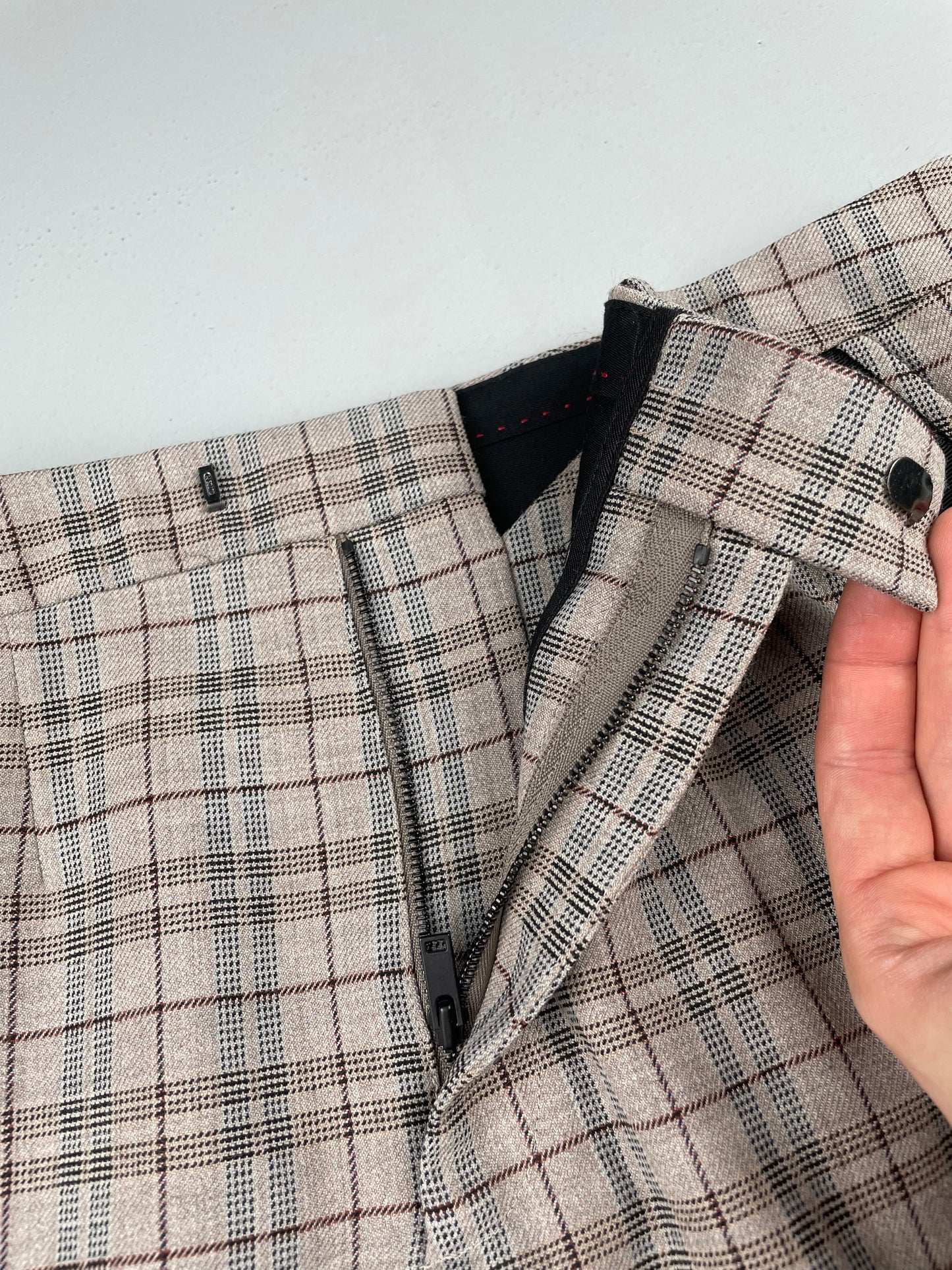 A.F.Vandevorst - check mini skirt - size 38