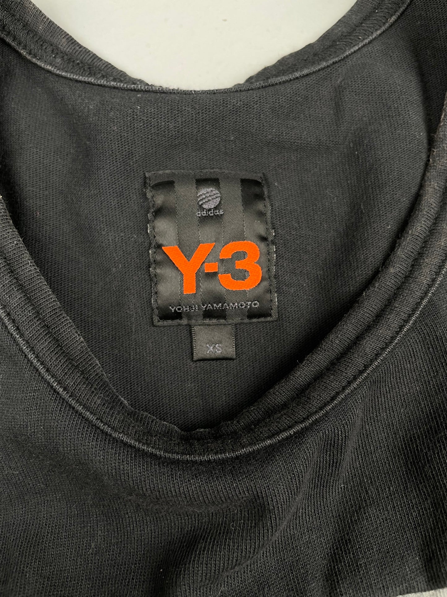 Y-3 S/S 2004 men's logo tank top - size XS