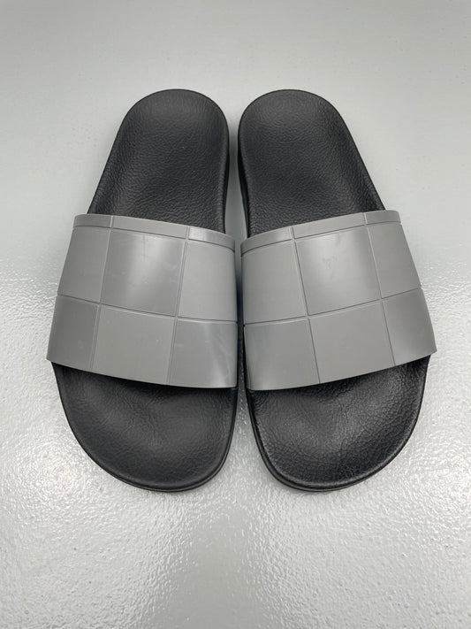 adidas X Raf Simons S/S 2018 Adilette Checkerboard (grey) - size 42