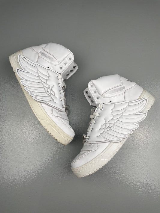 adidas Originals by Jeremy Scott 2009 JS Wings (white/silver) - size 44