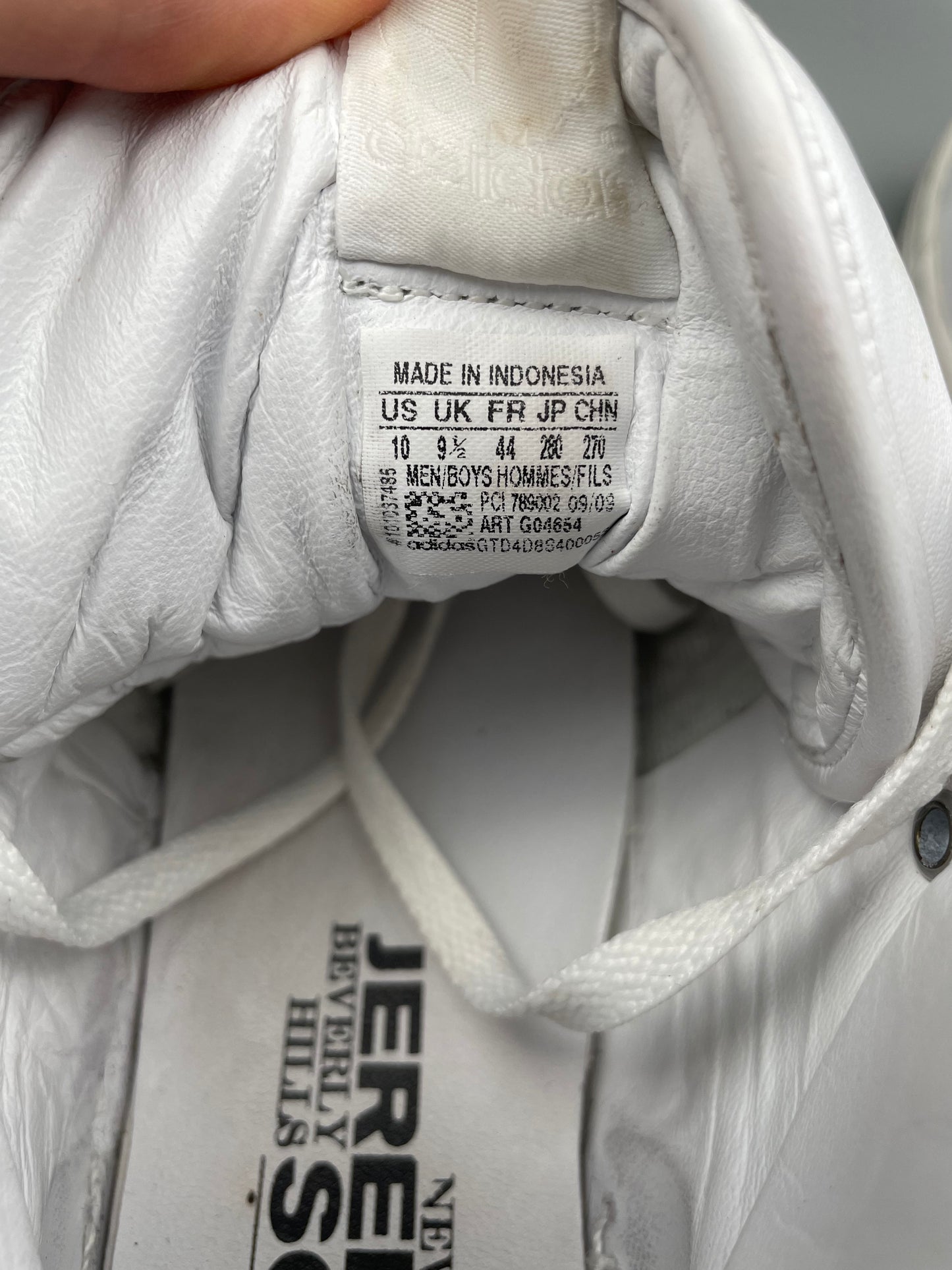 adidas Originals by Jeremy Scott 2009 JS Wings (white/silver) - size 44