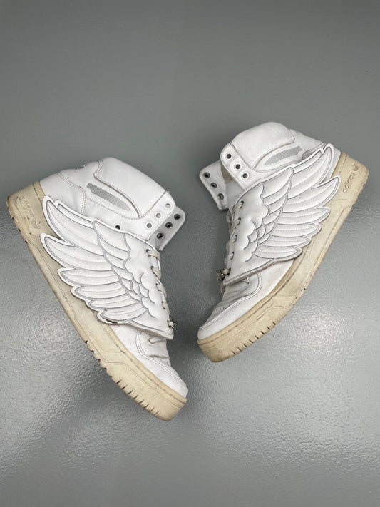 adidas Originals by Jeremy Scott S/S 2009 JS Wings 1.0 (white/silver) - size 44 2/3