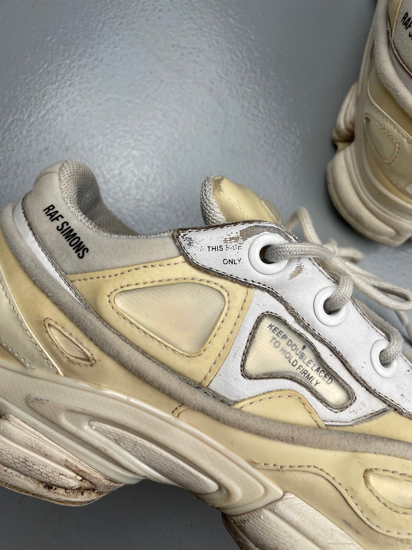 adidas X Raf Simons S/S 2017 Ozweego Bunny (Cream) - size 44