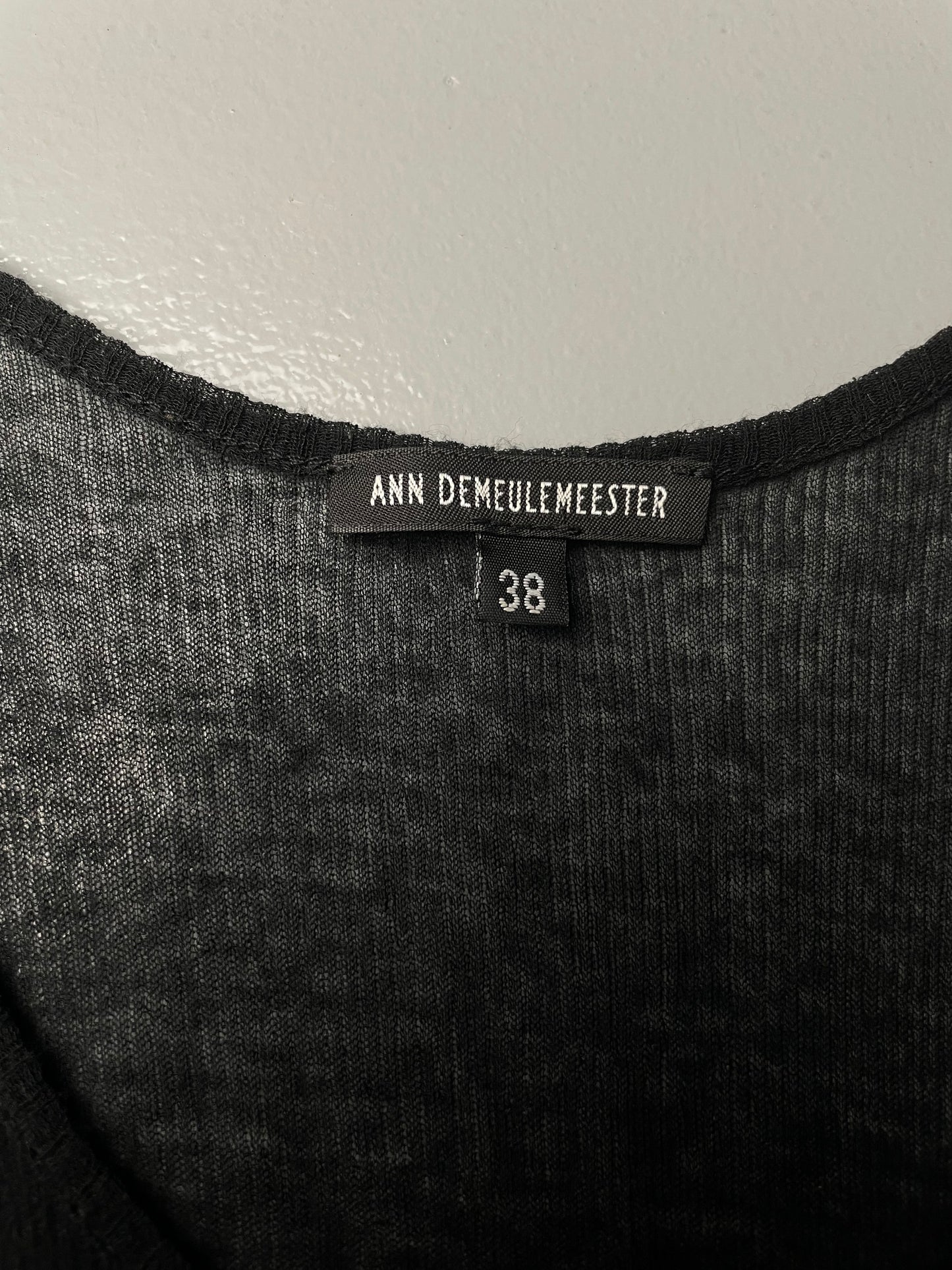 Ann Demeulemeester tank top - size 38
