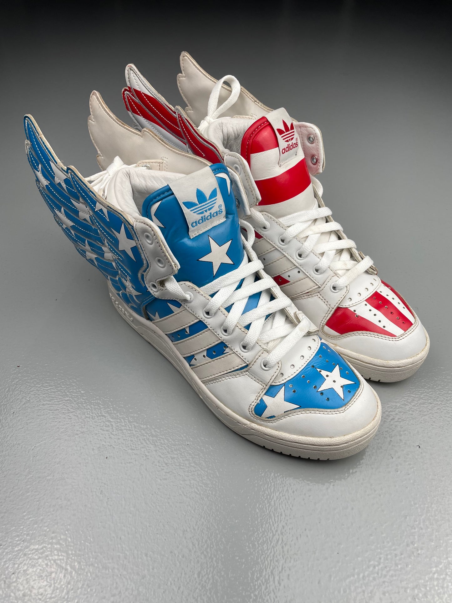 adidas Originals by Jeremy Scott S/S 2012 JS Wings 2.0 "Stars & Stripes" - size 41 1/3