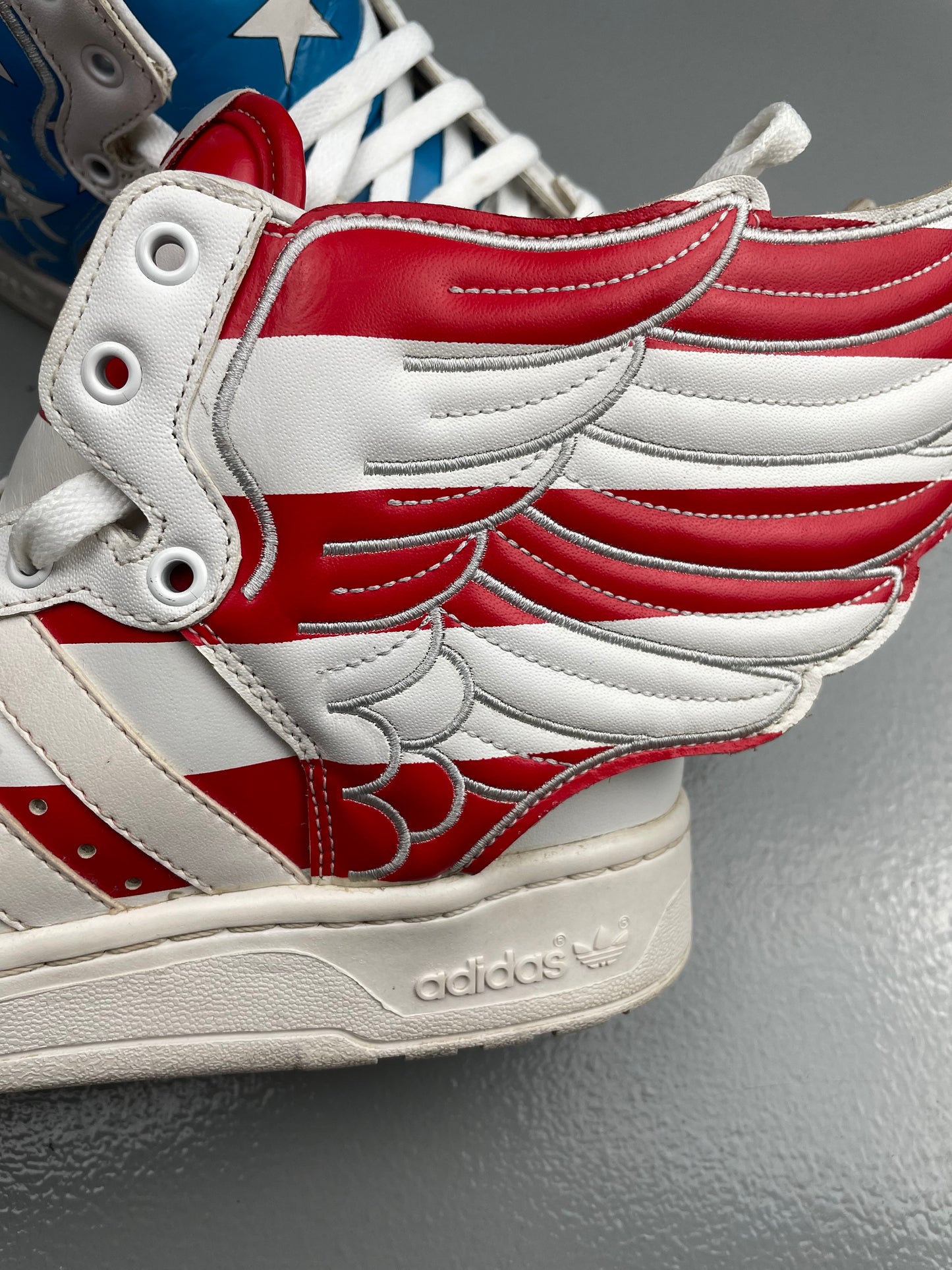 adidas Originals by Jeremy Scott S/S 2012 JS Wings 2.0 "Stars & Stripes" - size 41 1/3