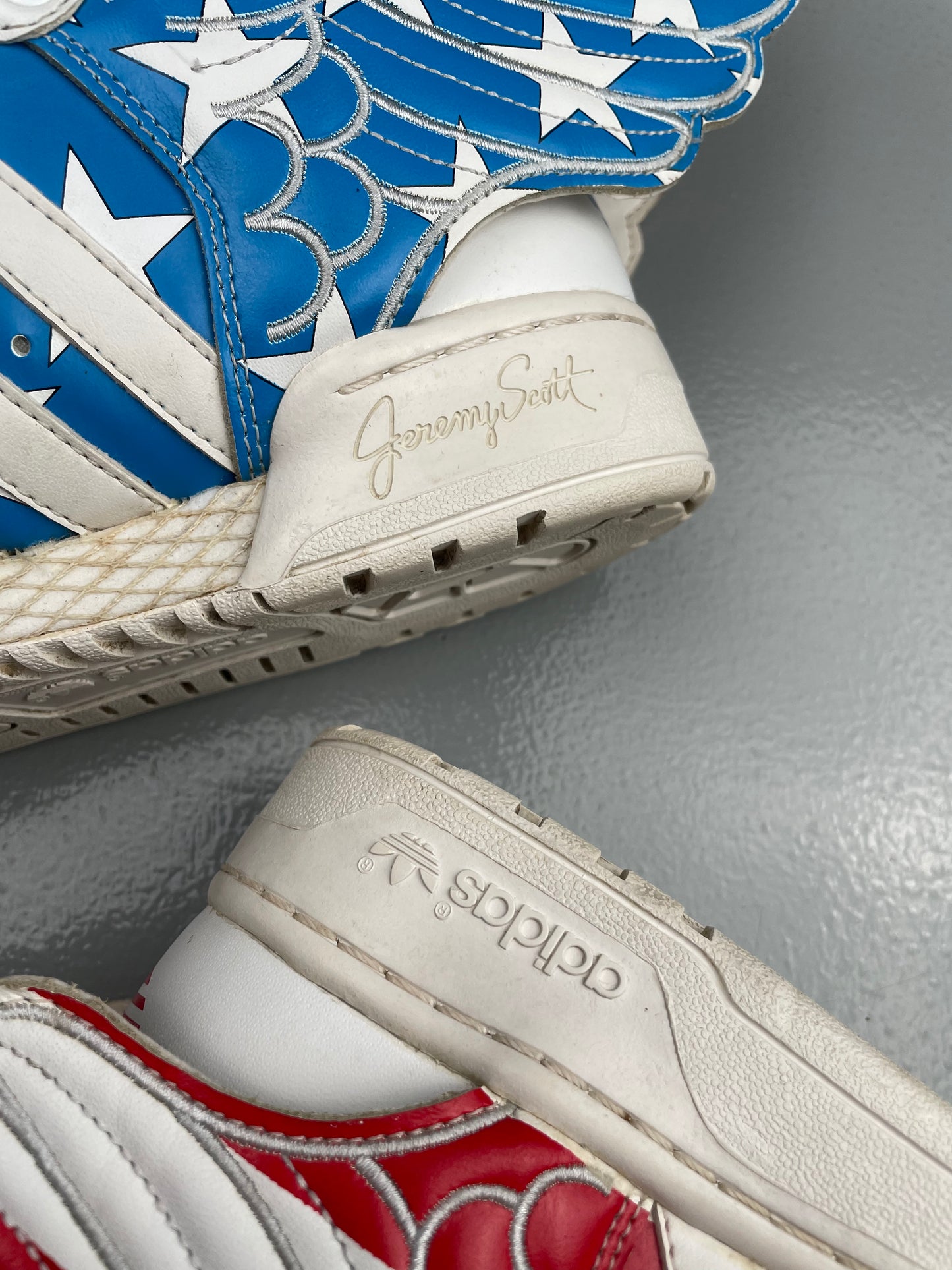 adidas Originals by Jeremy Scott S/S 2012 JS Wings 2.0 "Stars & Stripes" - size 41 1/3
