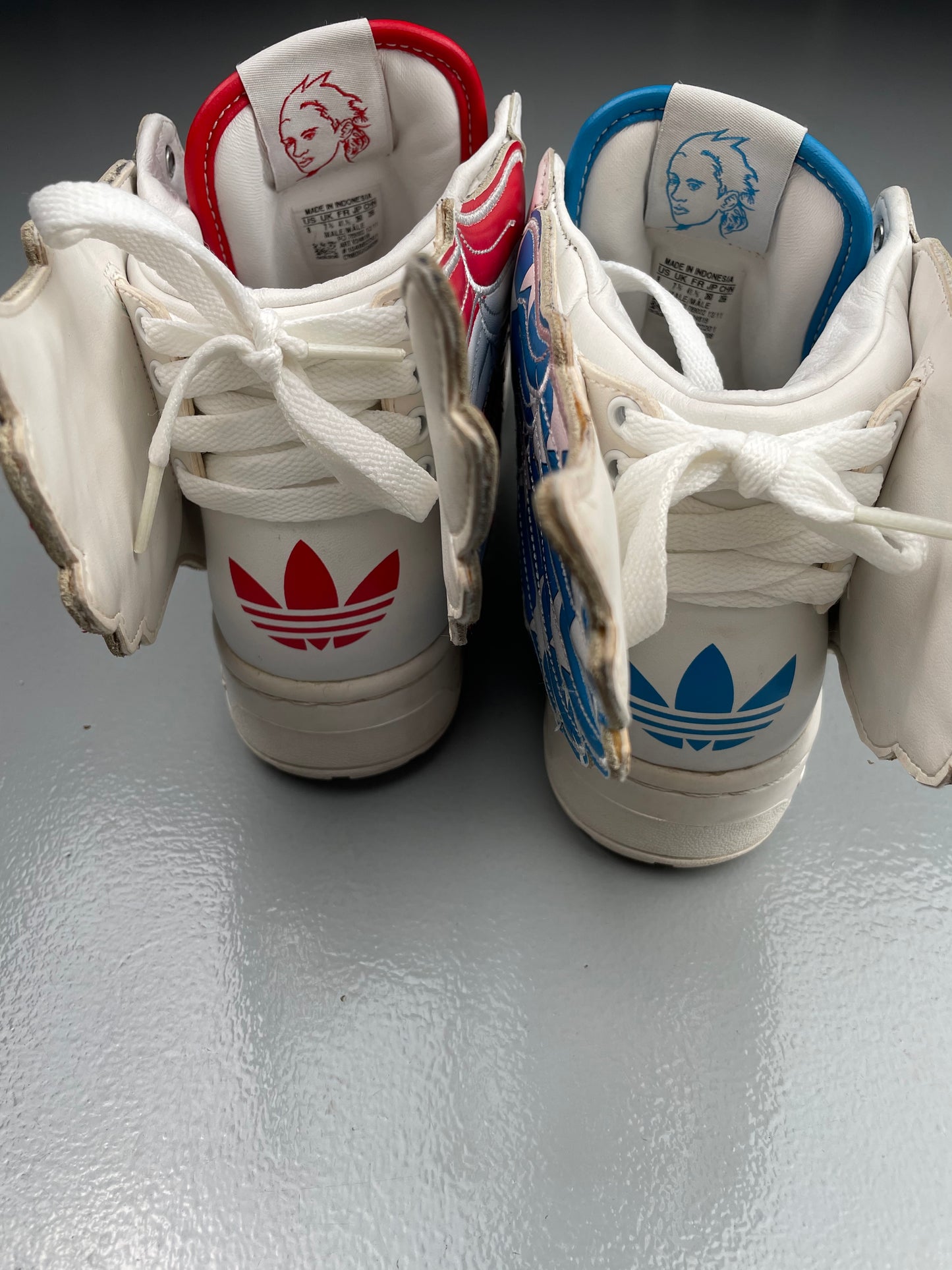 adidas Originals by Jeremy Scott S/S 2012 JS Wings 2.0 "Stars & Stripes" - size 41 1/3