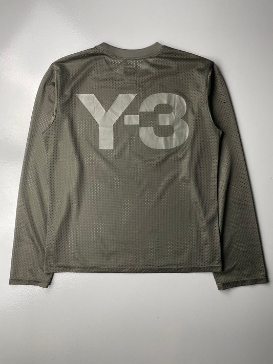 Y-3 S/S 2003 men's mesh long sleeve - size S