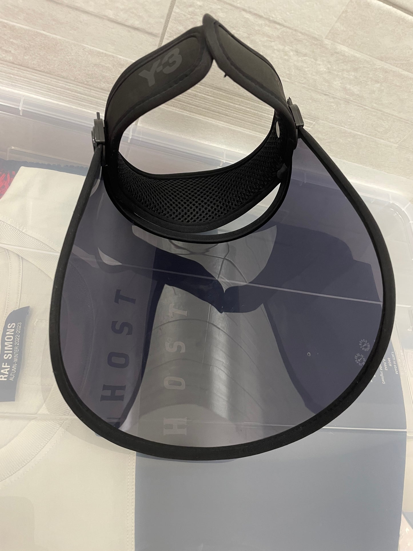 Y-3 S/S 2017 runway visor