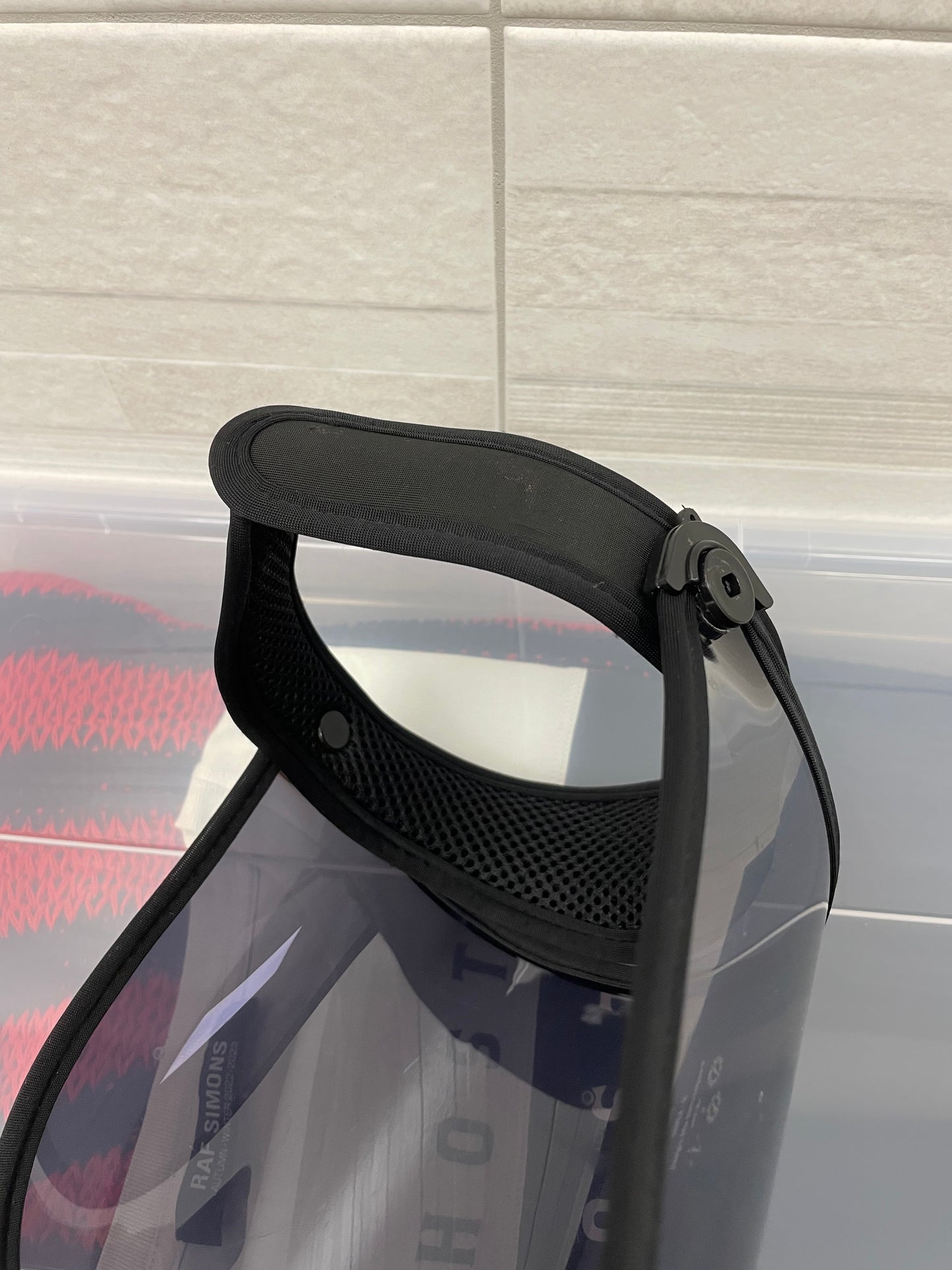 Y-3 S/S 2017 runway visor