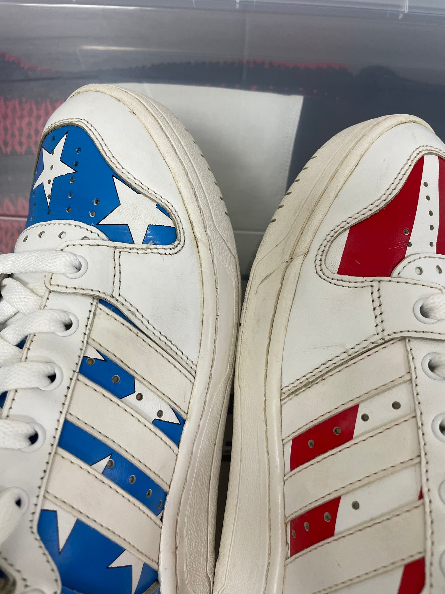 adidas Originals by Jeremy Scott S/S 2012 JS Wings 2.0 "Stars & Stripes" - size 41 1/3
