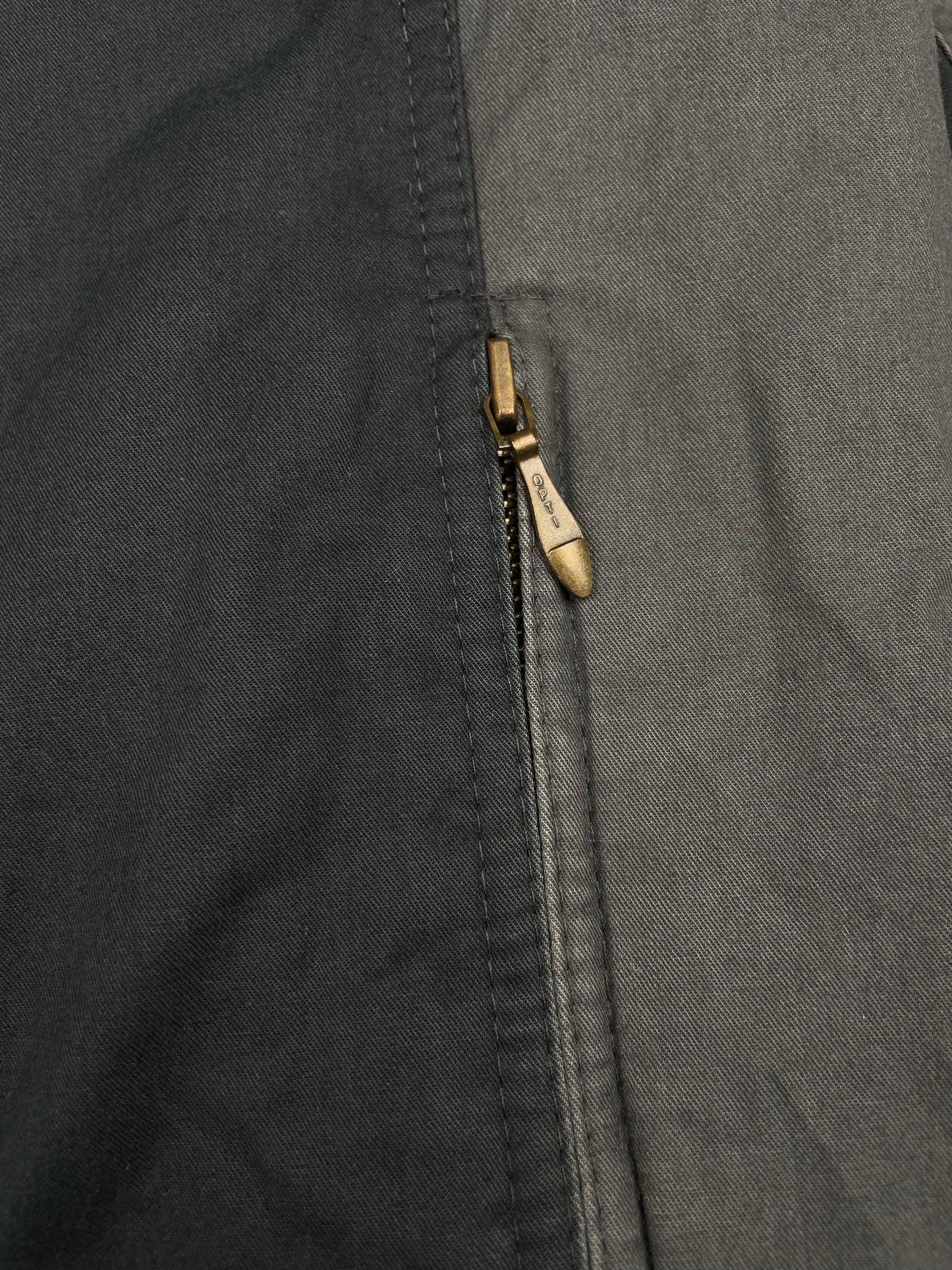 vintage Yves Saint Laurent padded egyptian cotton moto jacket - size 52