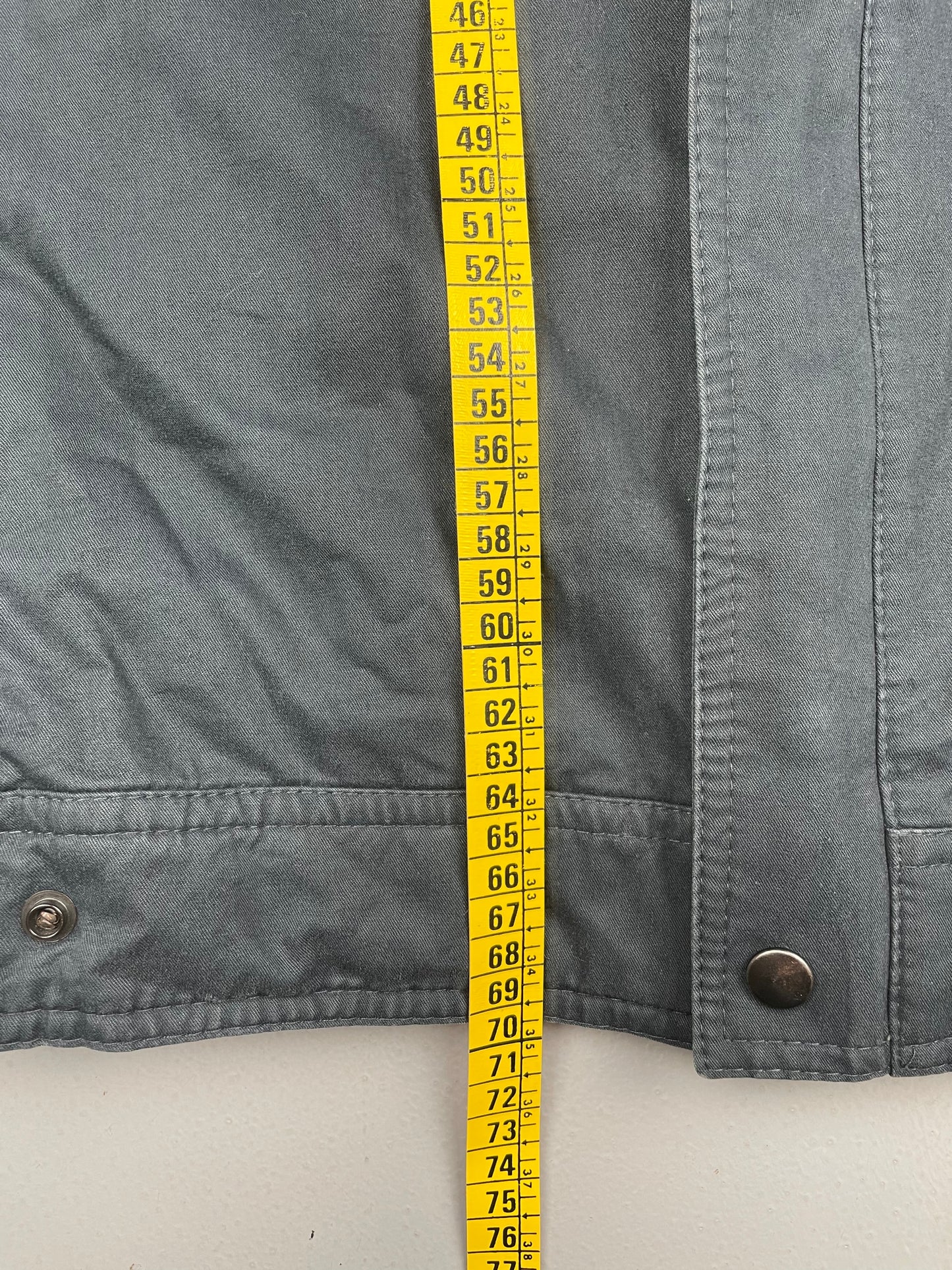 vintage Yves Saint Laurent padded egyptian cotton moto jacket - size 52